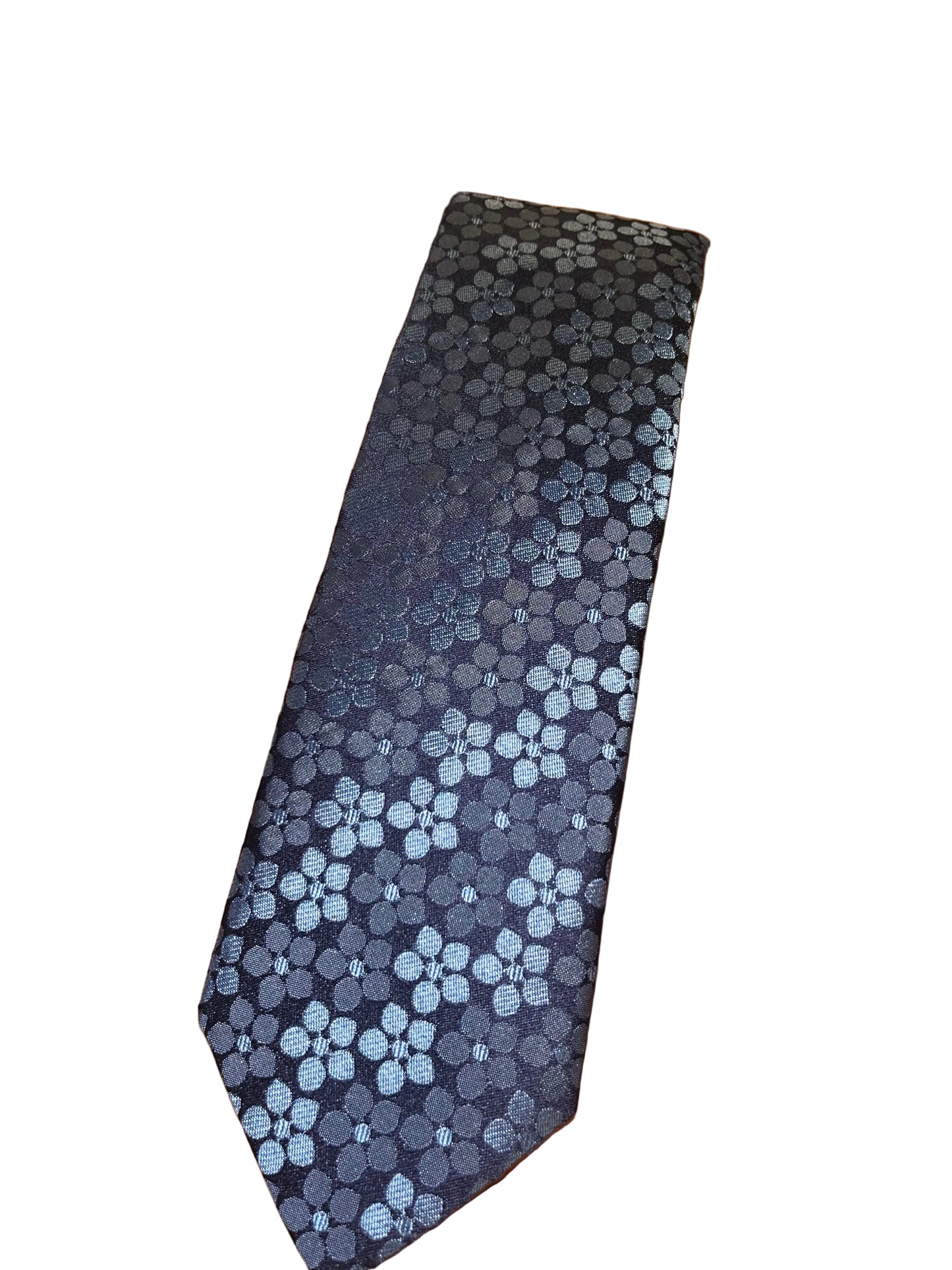 Dion Blue Flower Tie