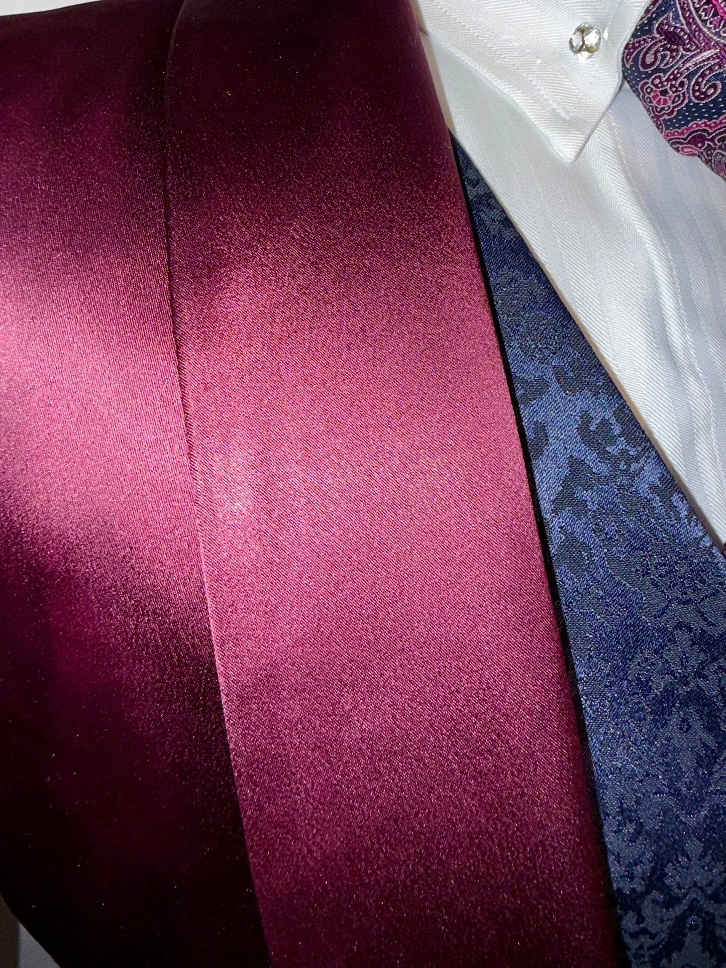 Hawkewood, Plum Silk Day Coat