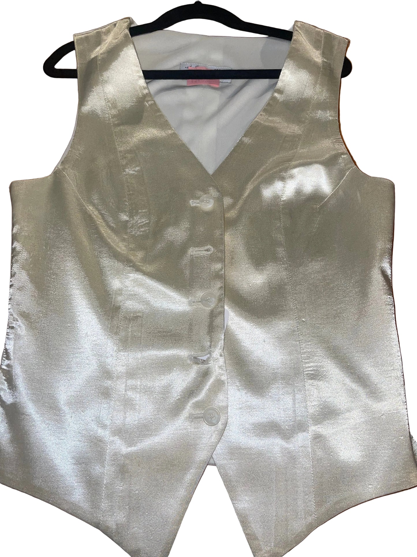 Teen, Cream Silk Vest