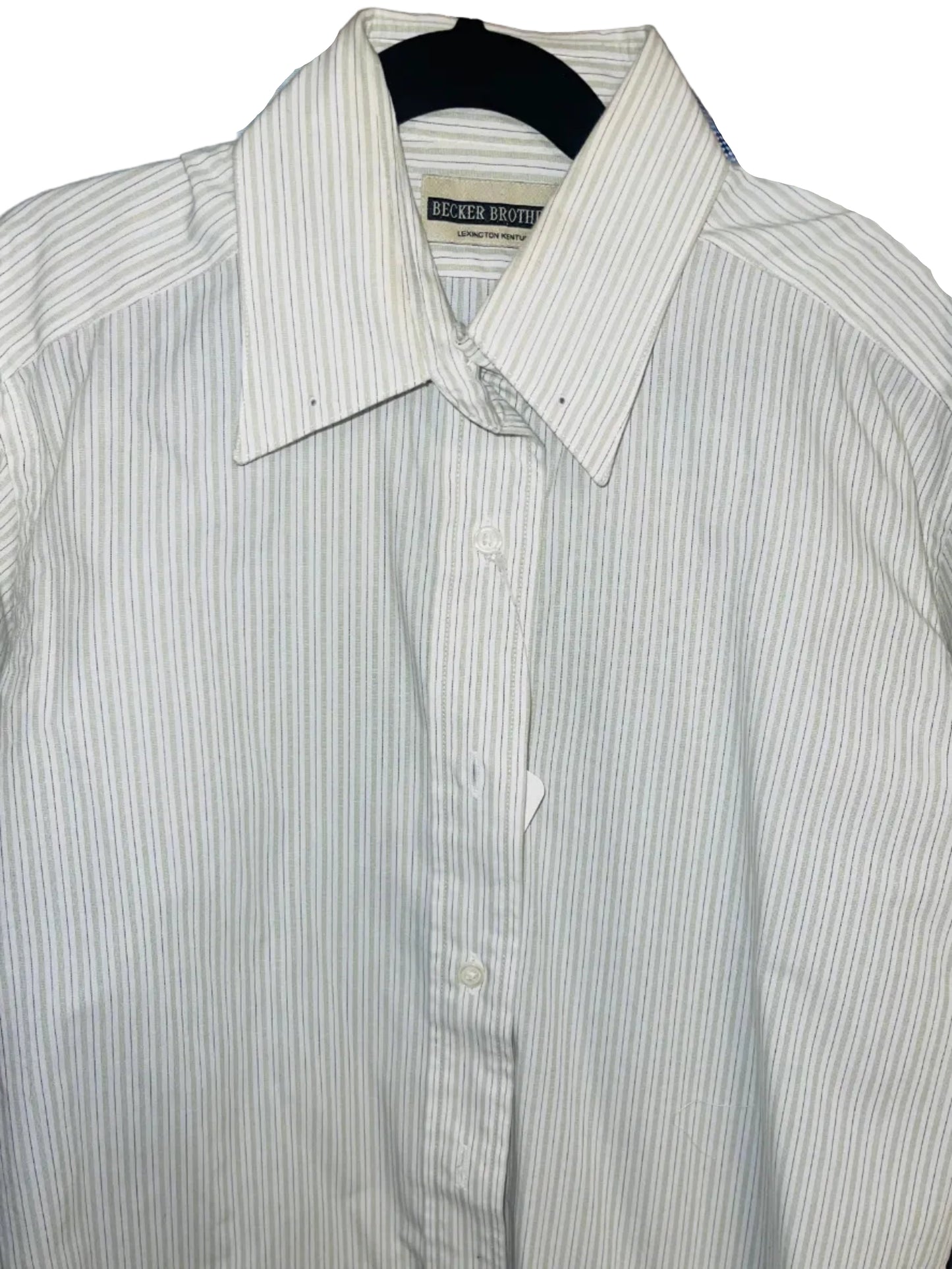 Becker Brothers, Green Stripe Shirt