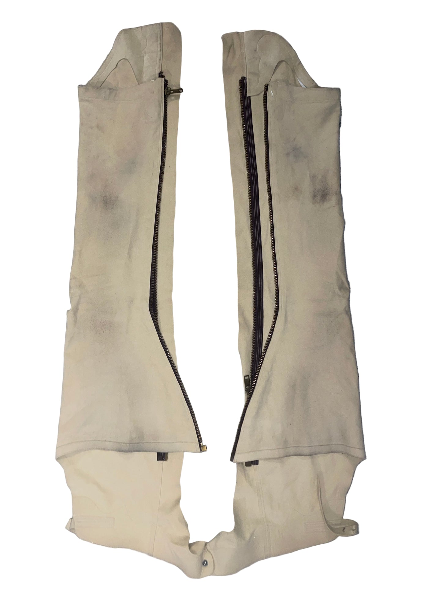 Custom Tan Chaps With Pants