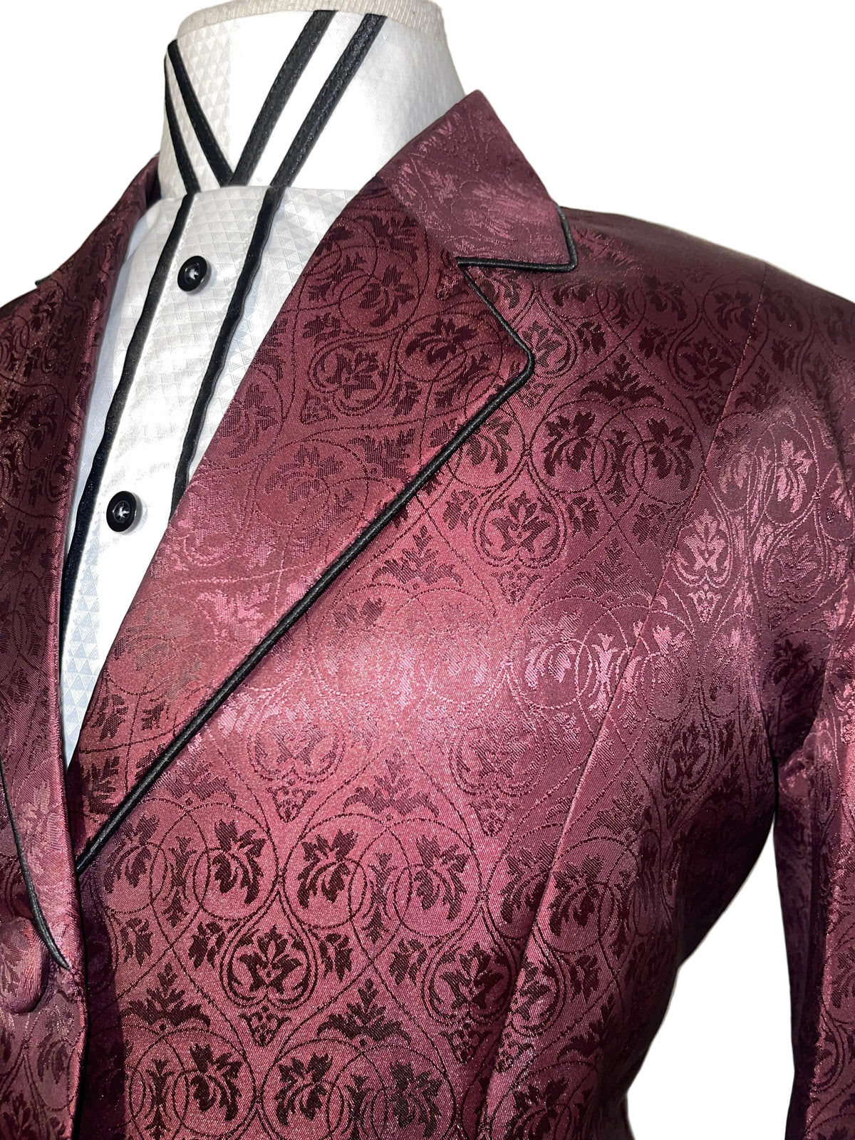 New MTC, Burgundy Brocade Hunt Coat