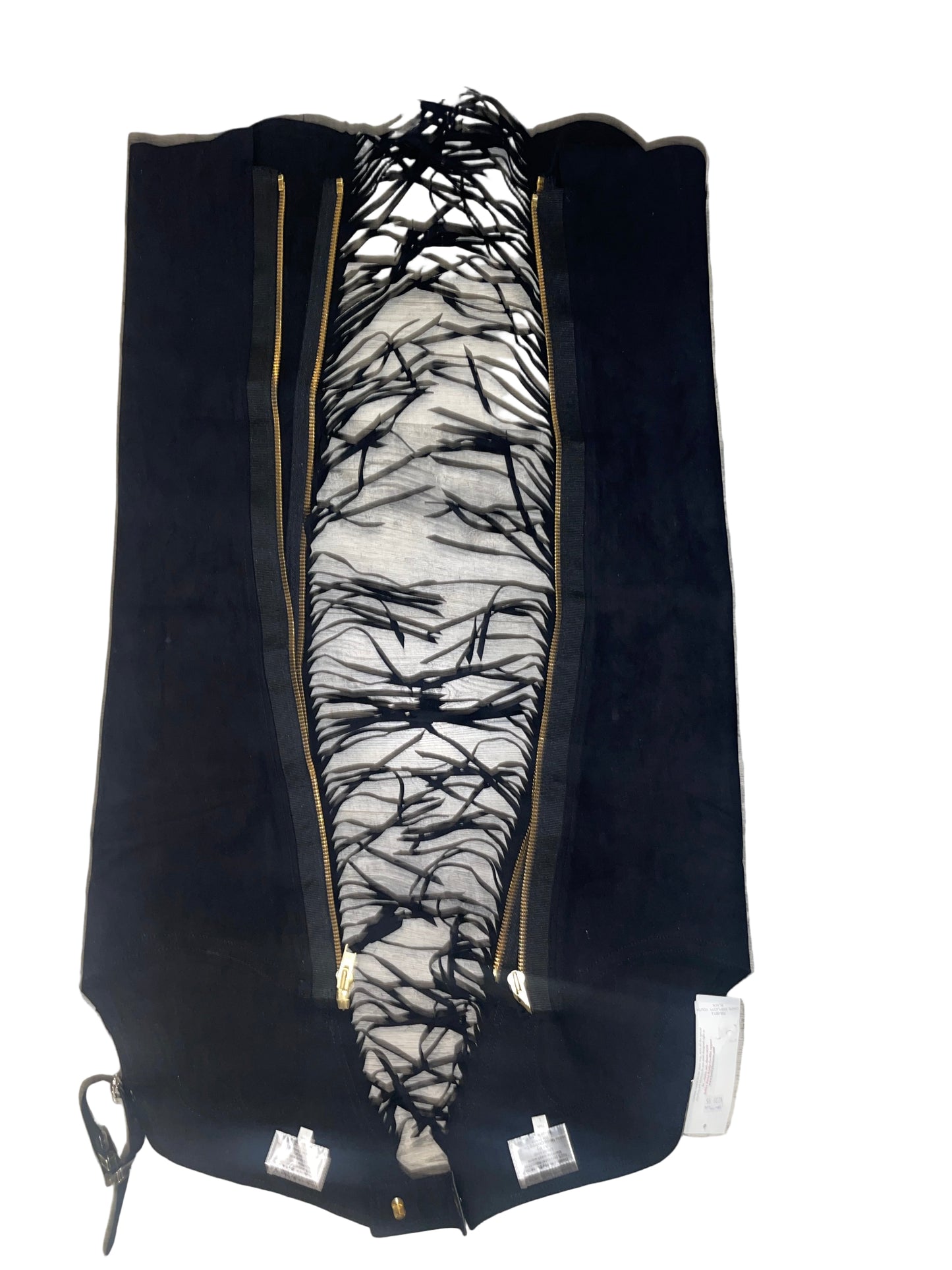 New, Hobby Horse Black Youth Large Chaps