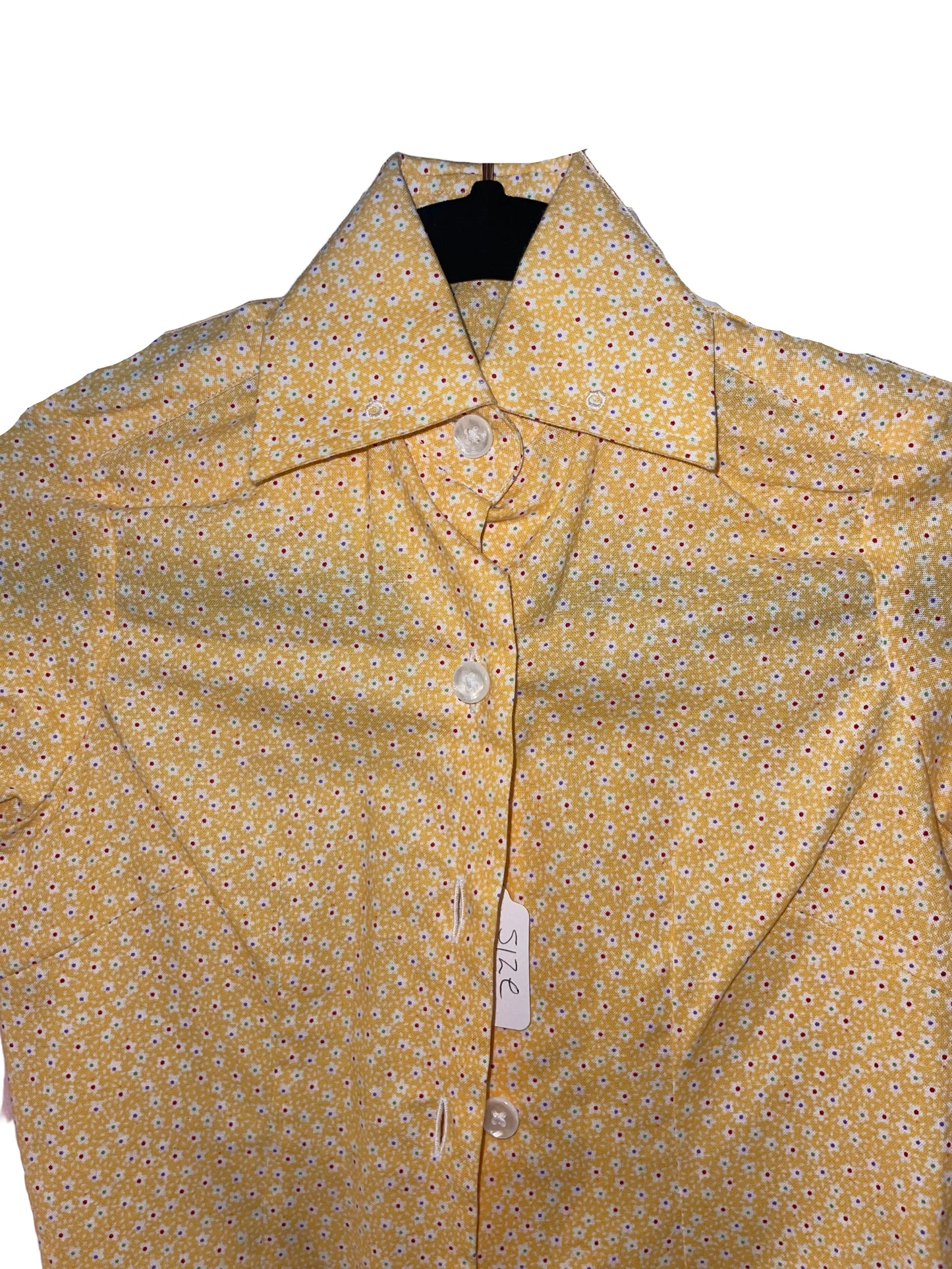 MTC, Yellow Floral Girls Shirt