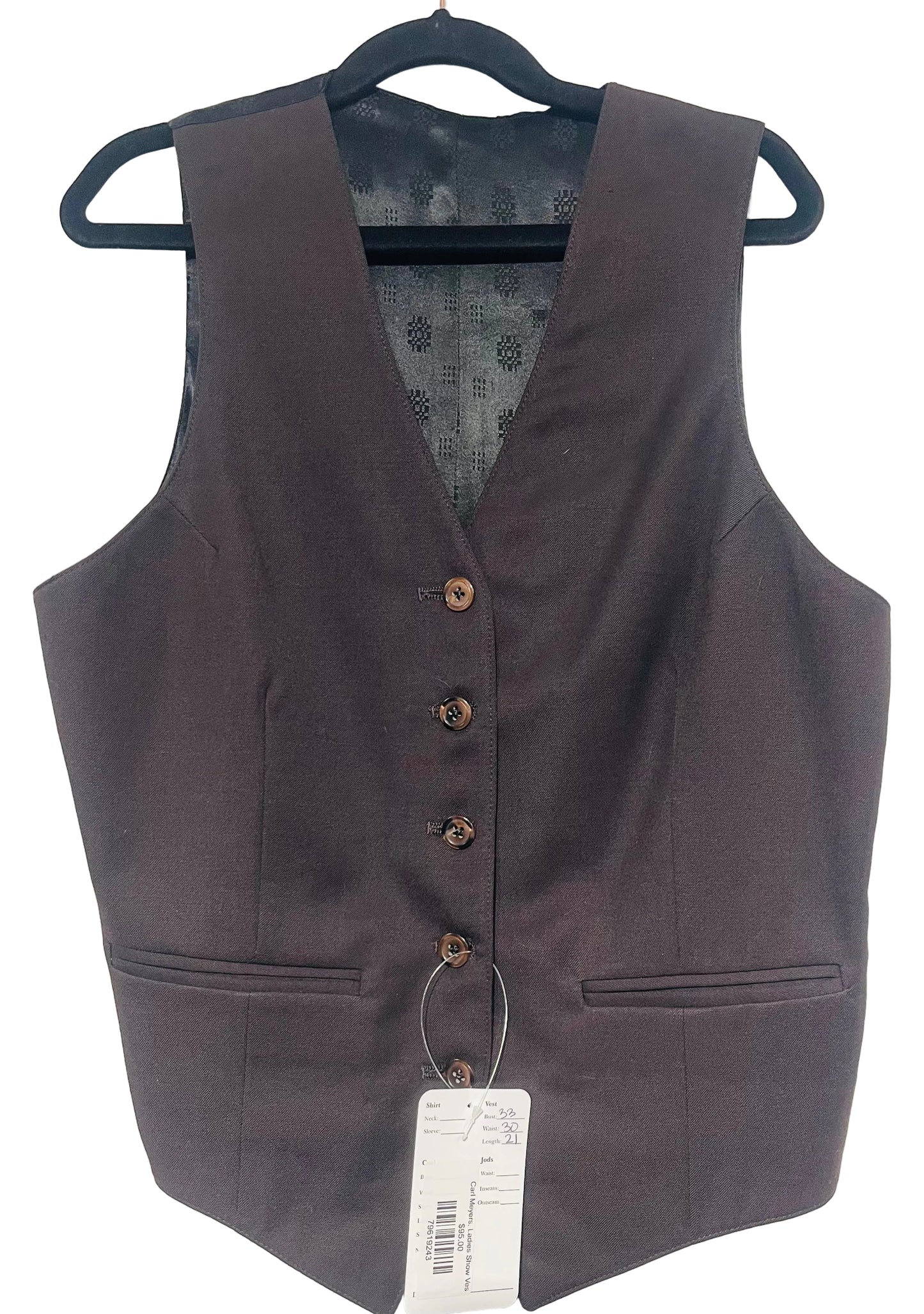 Carl Meyers, Ladies Show Vest
