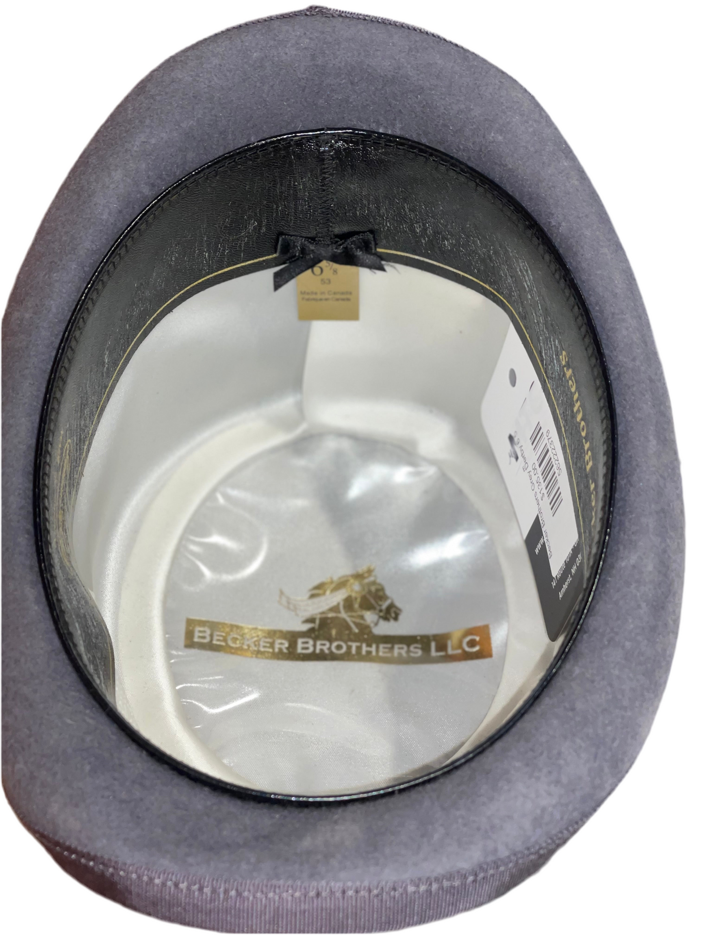 Becker Brothers, Grey, 6 5/8 Derby