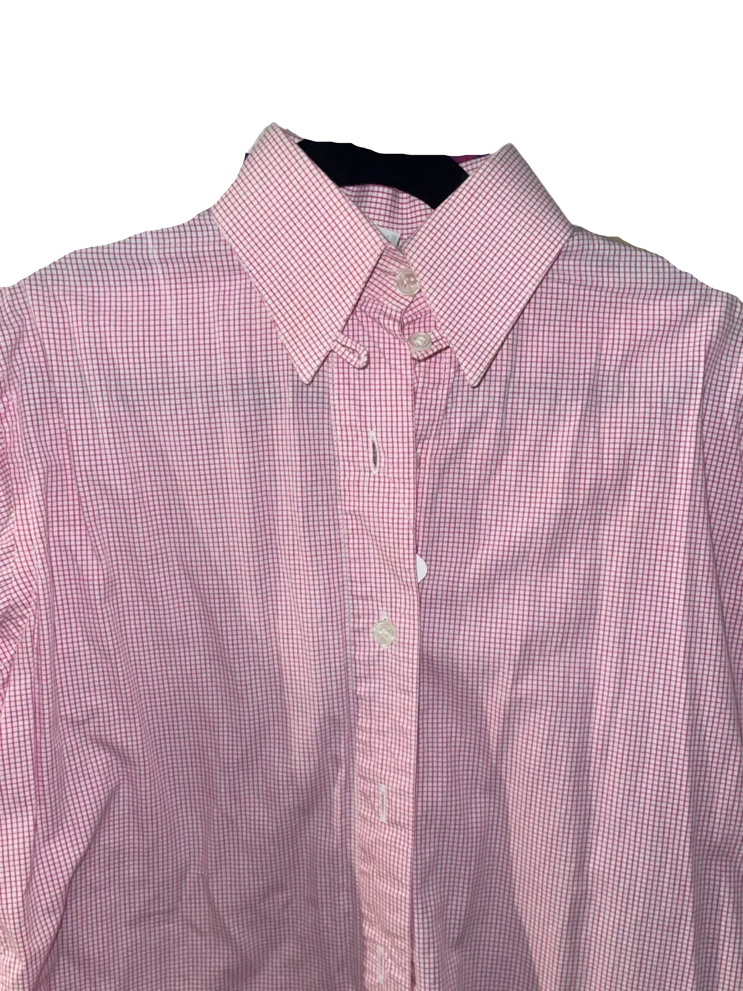 Marsha De Arriaga, Pink Check Shirt