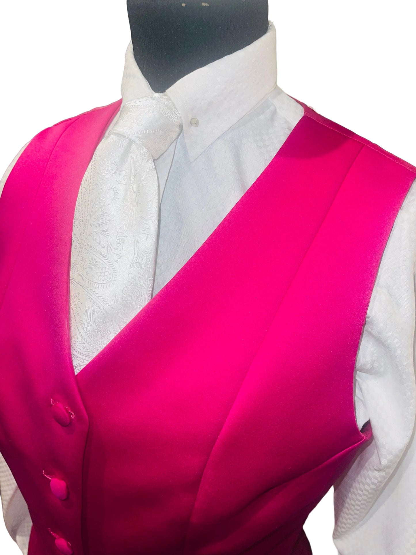 Marsha De Arriaga, Ladies Hot Pink Vest