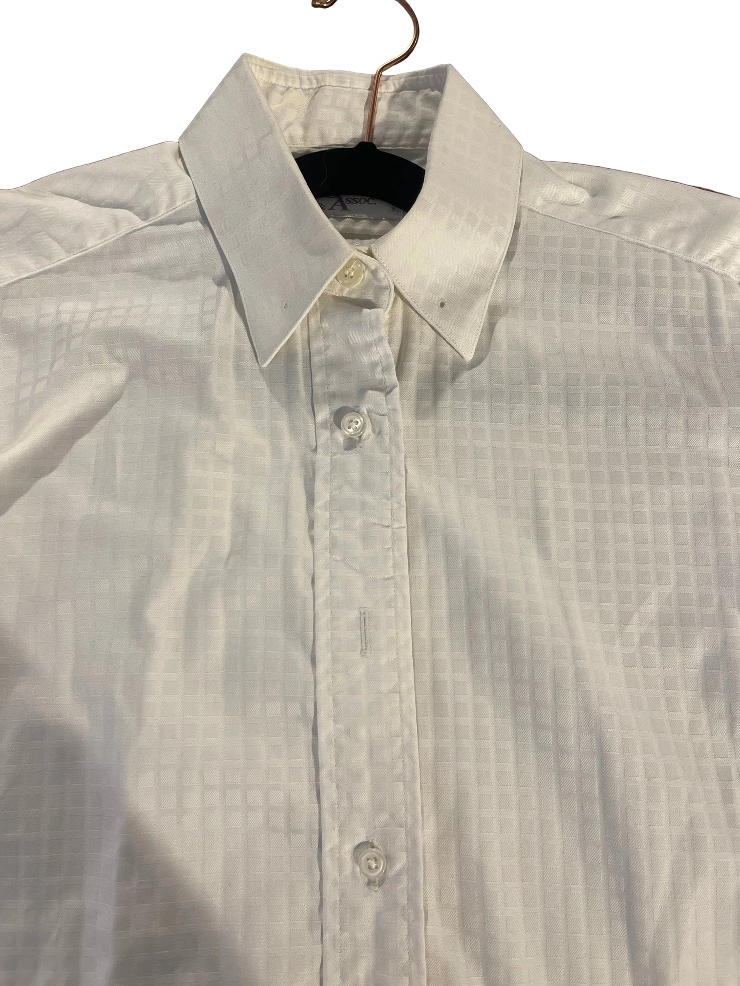SGA, White Check Shirt