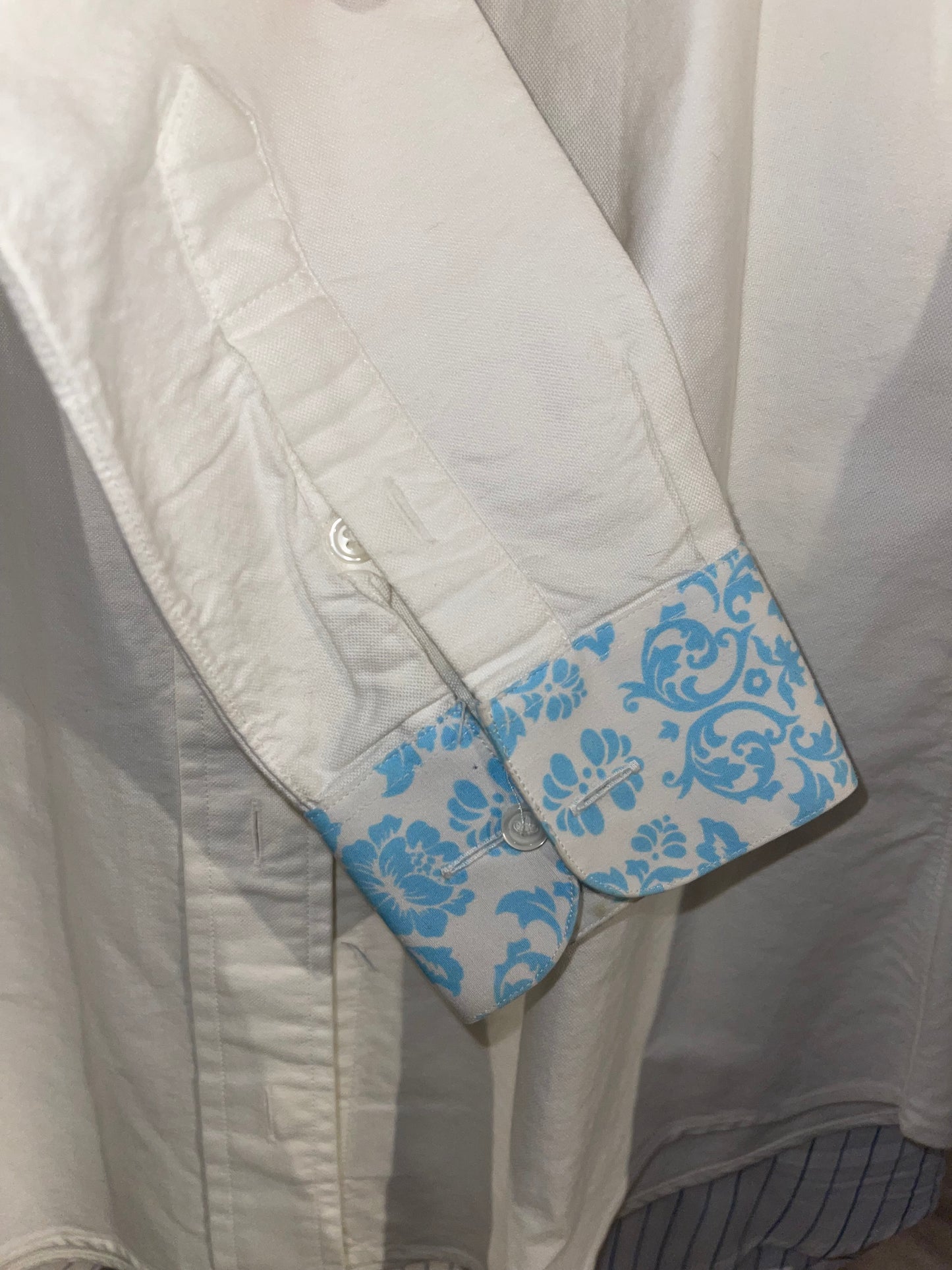 SGA, White With Blue Accents Shirt