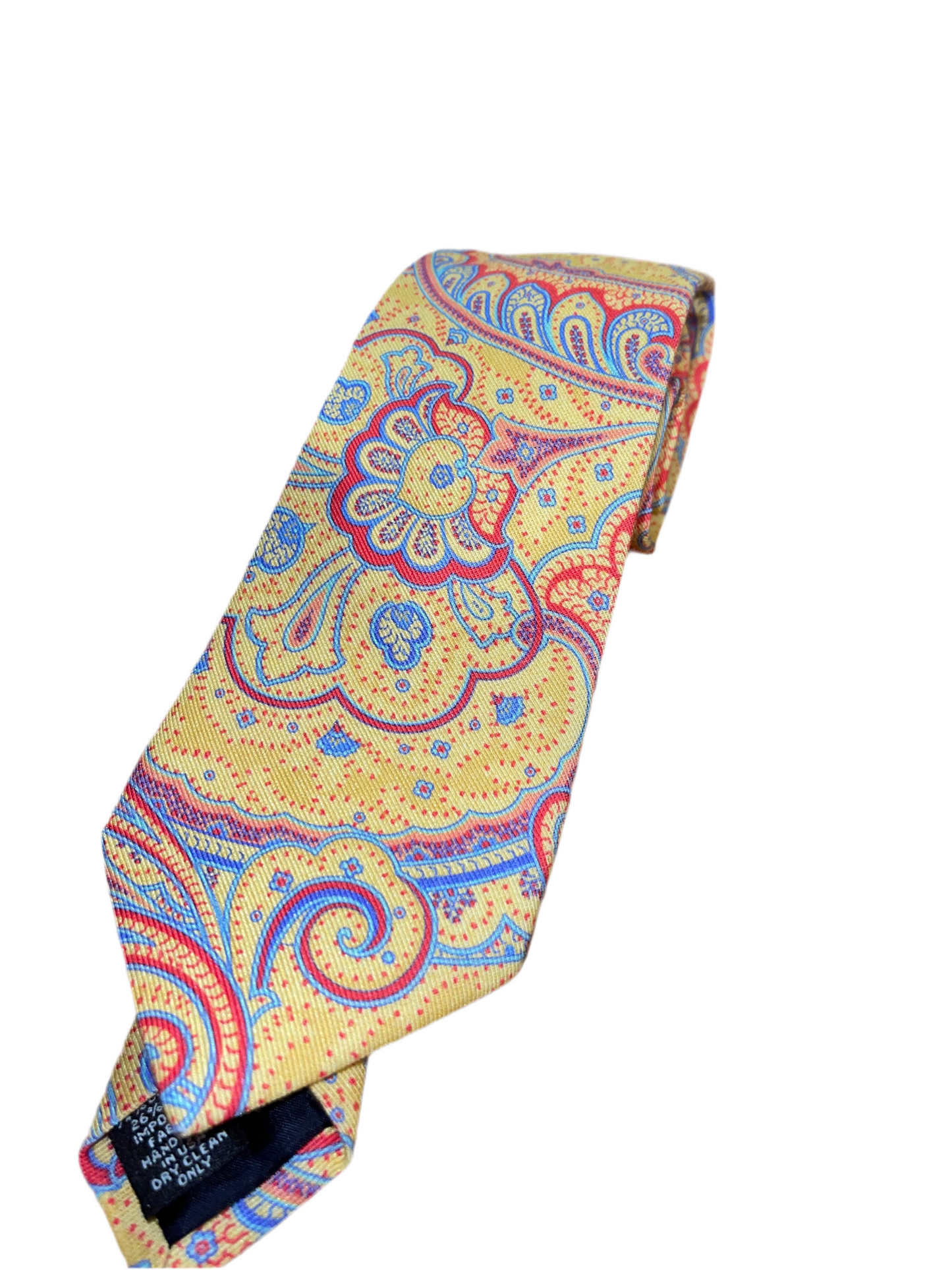 Yellow Paisley Tie