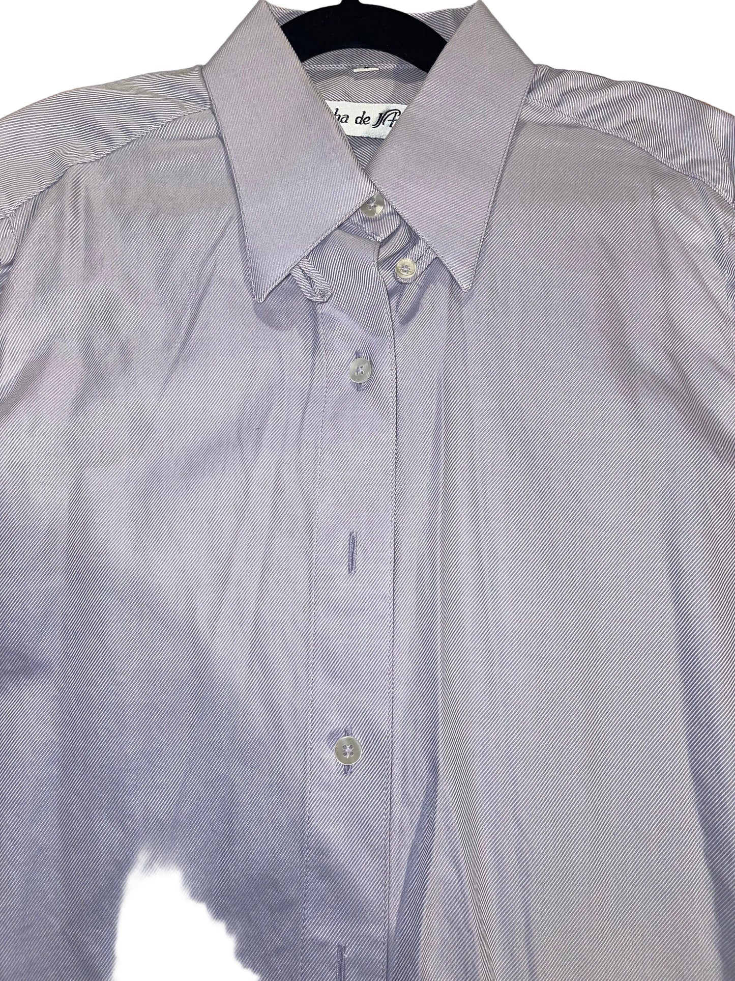 Marsha De Arriaga, Light Purple Shirt
