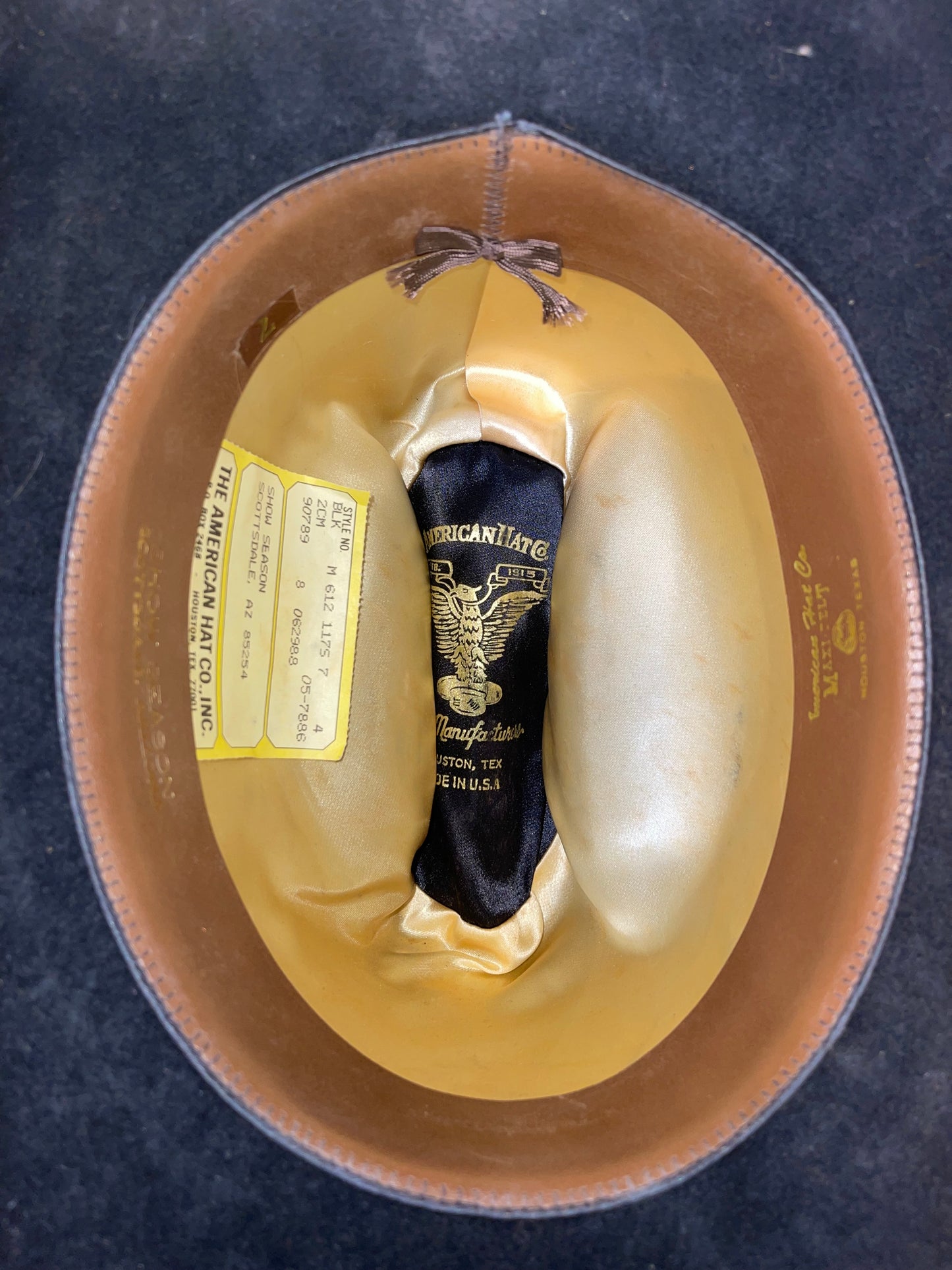 American Hat Co. Black 7 Western Hat