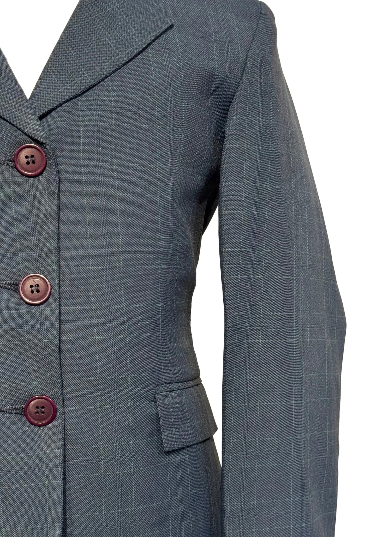 New, Tuffrider Blue Kids 12 Hunt Coat