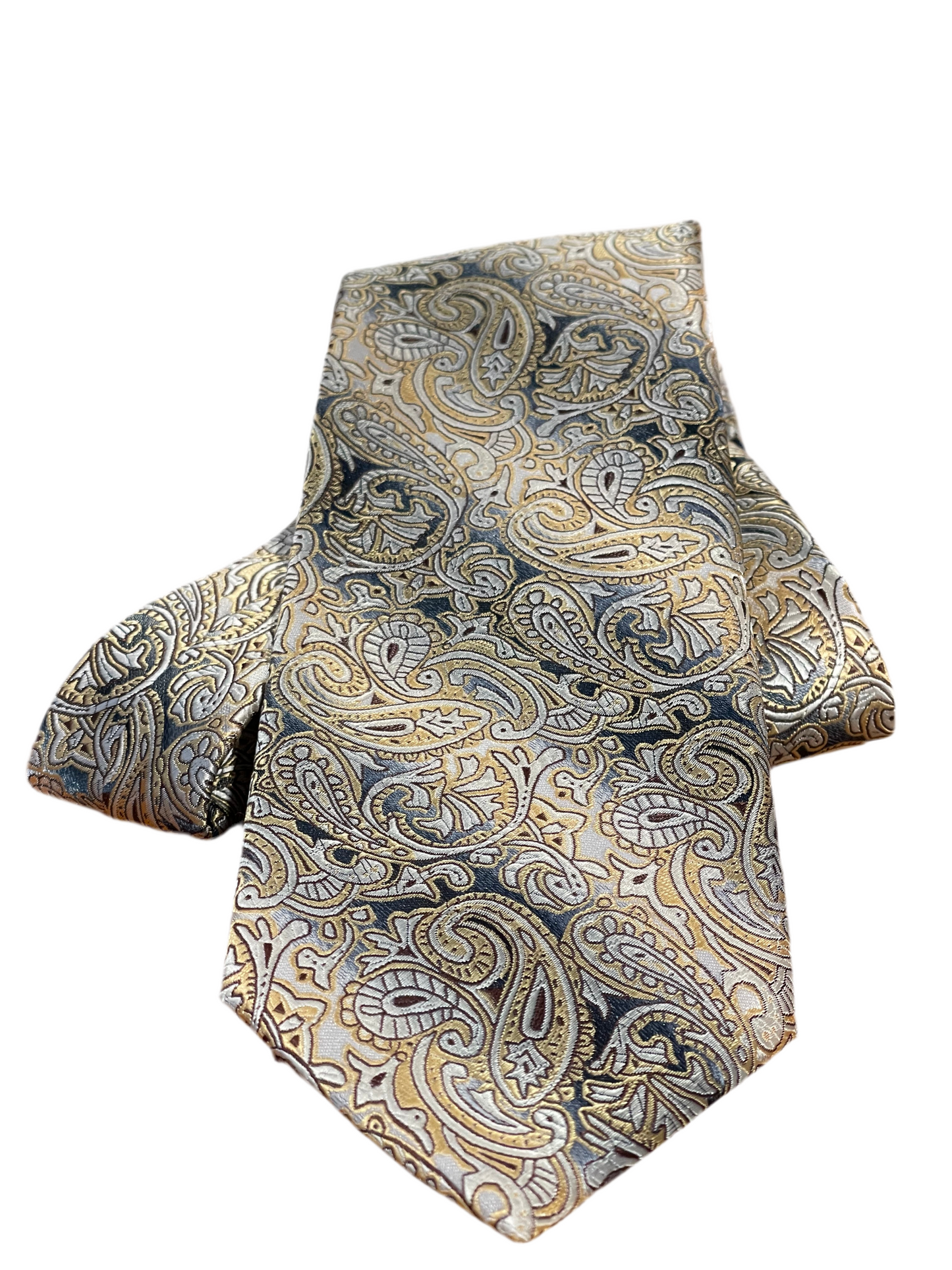 Yellow Paisley Tie