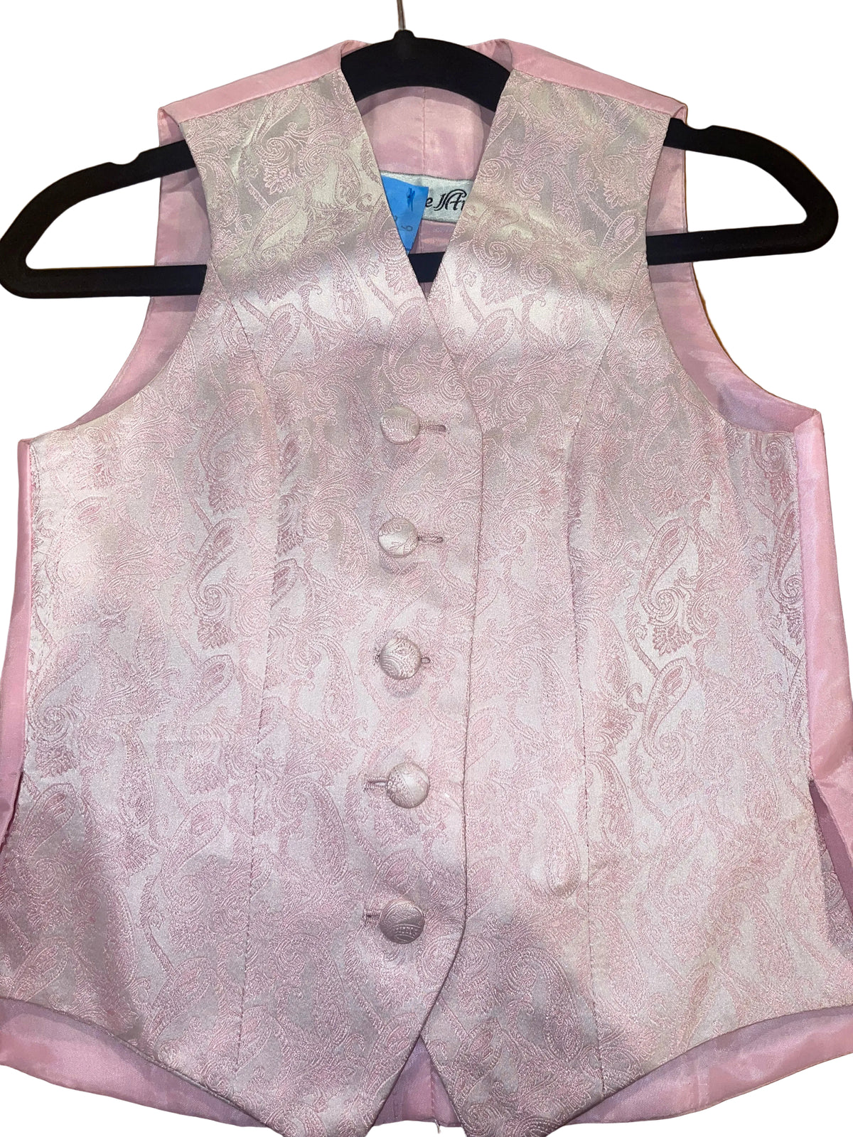 Marsha De Arriaga, Kids Pink Paisley Vest