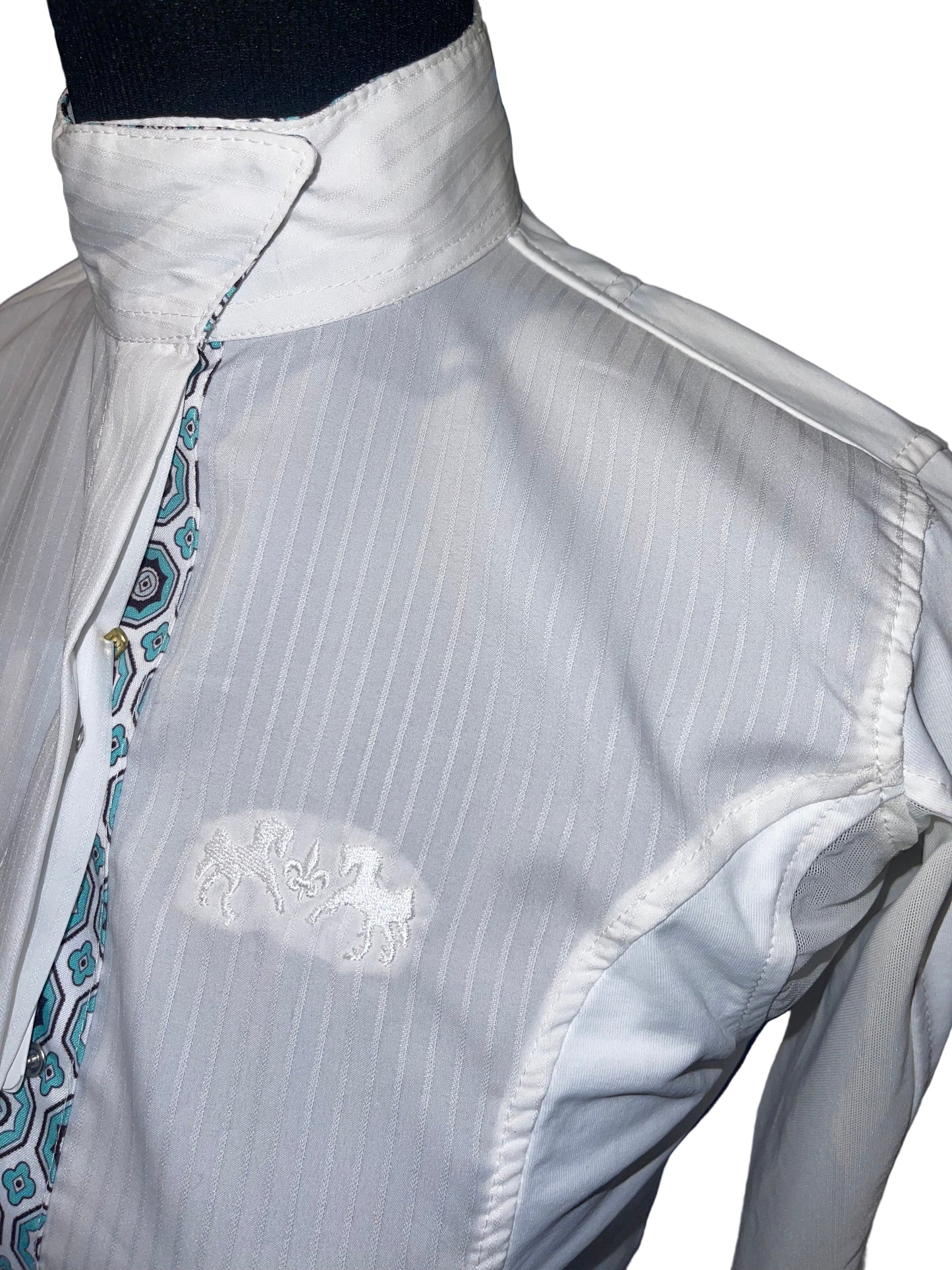 Equine Couture, Girls White Hunt Shirt