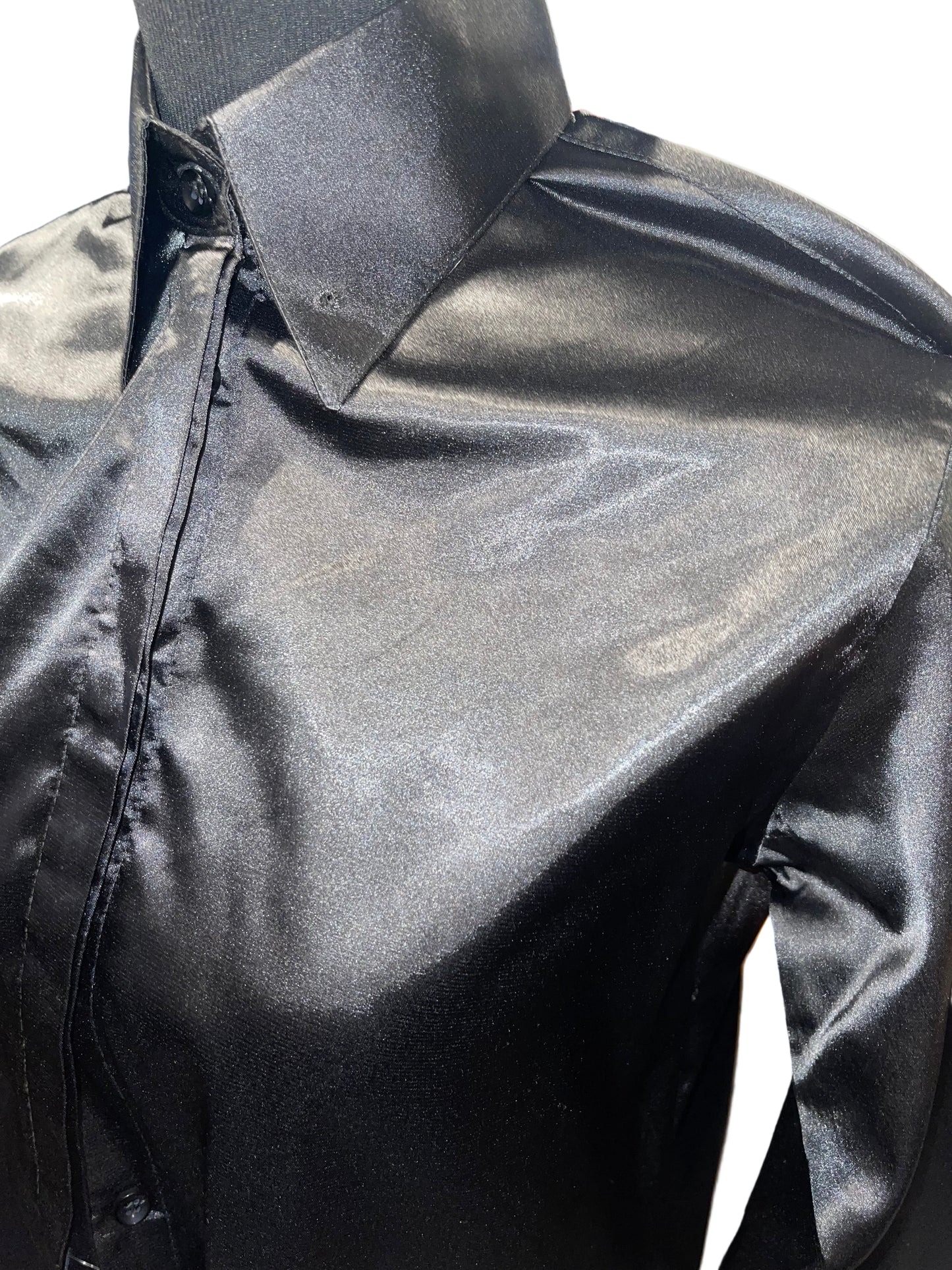 Go-N-Show, Black Silk Shirt Ladies 4