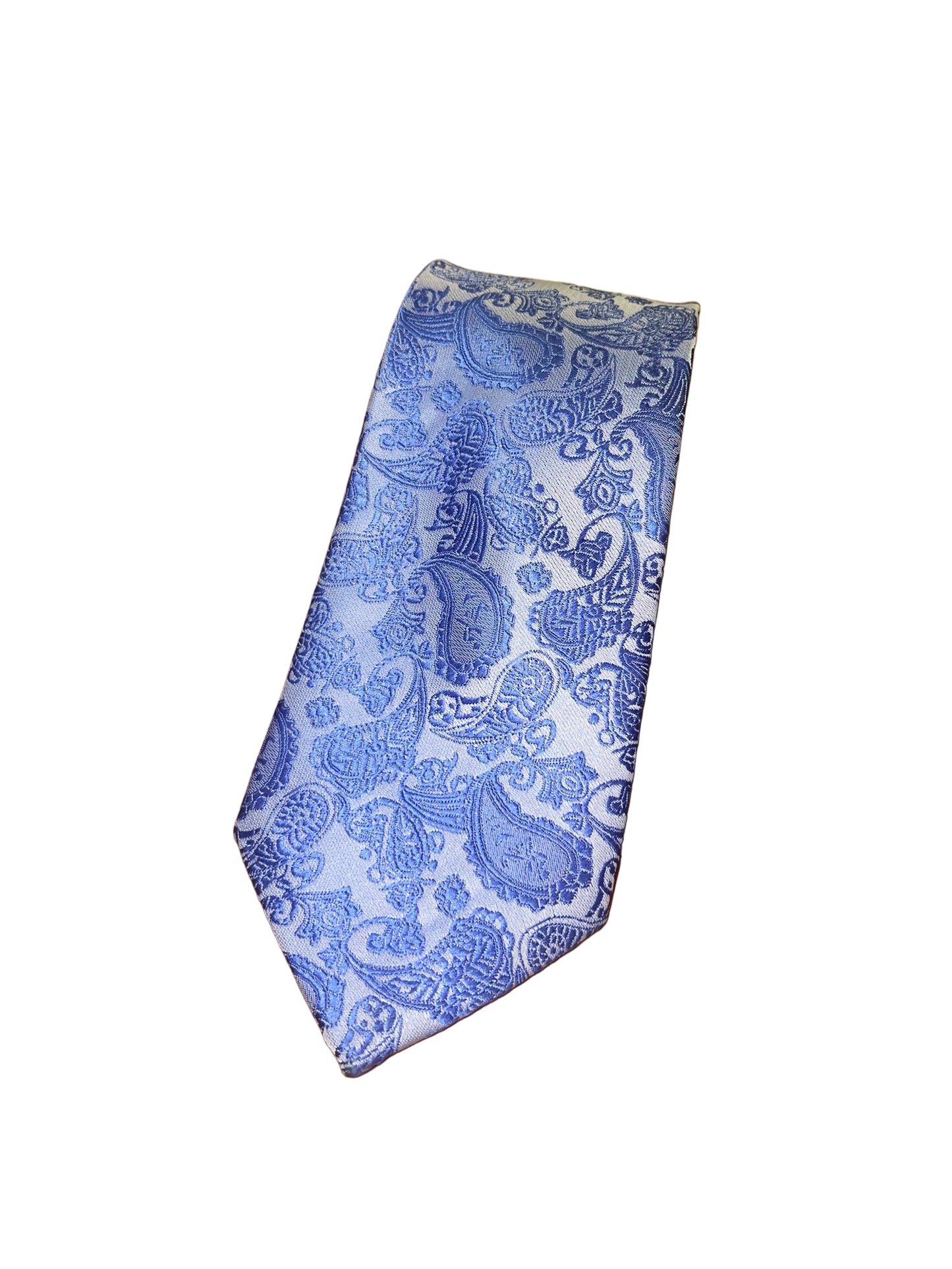 Periwinkle Paisley Tie