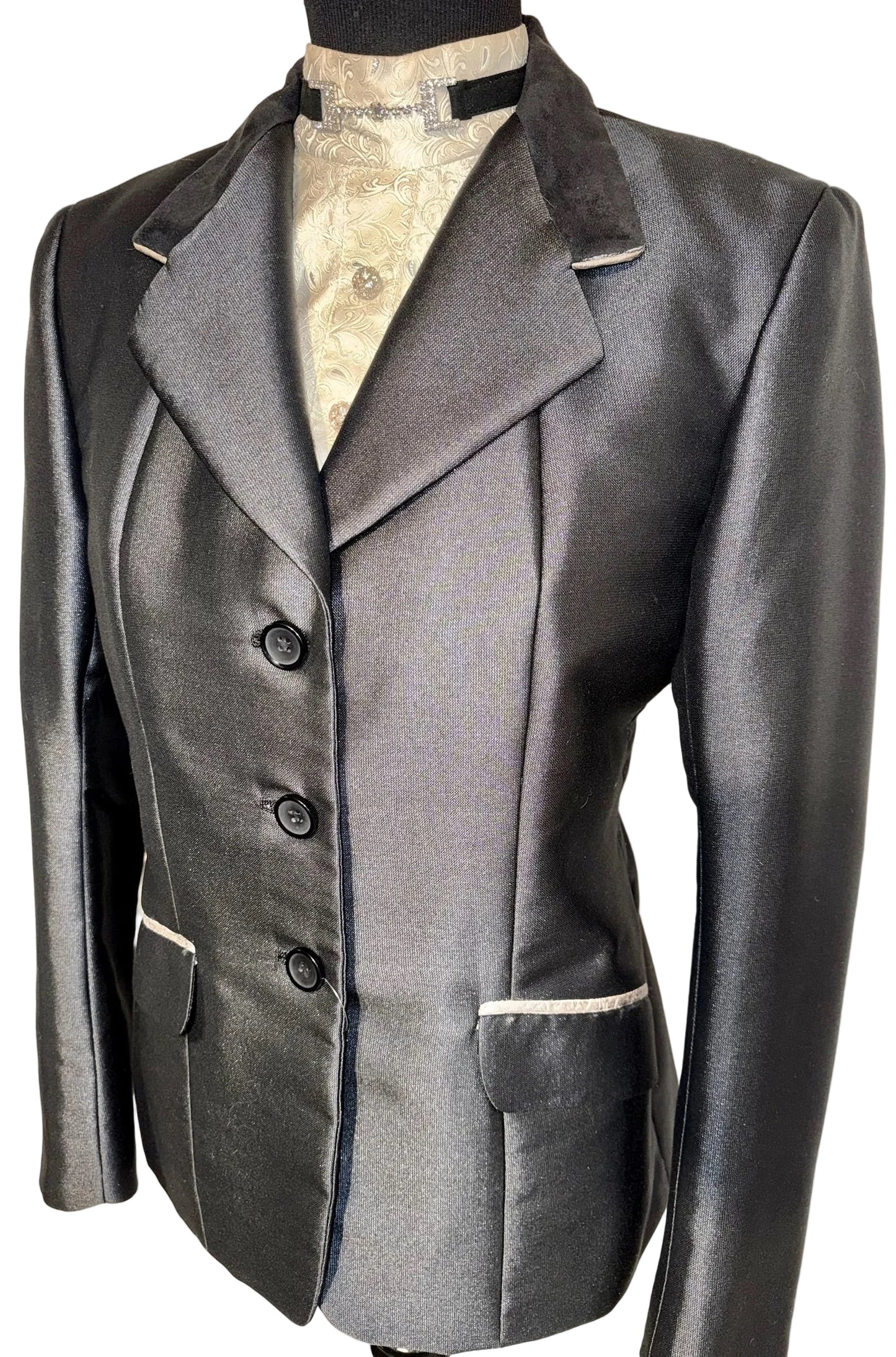 Marsha De Arriaga, Ladies Black Hunt Coat