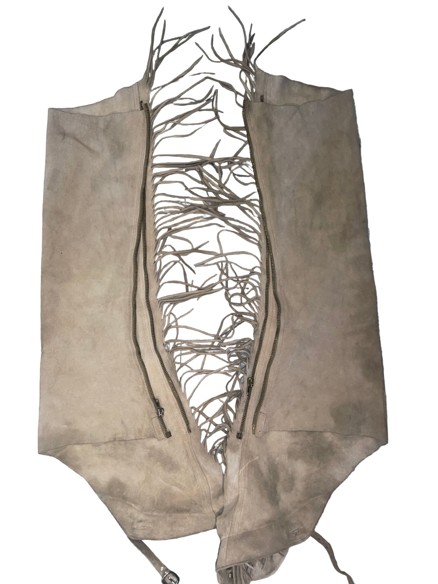 Custom, Taupe Ultrasuede Chaps