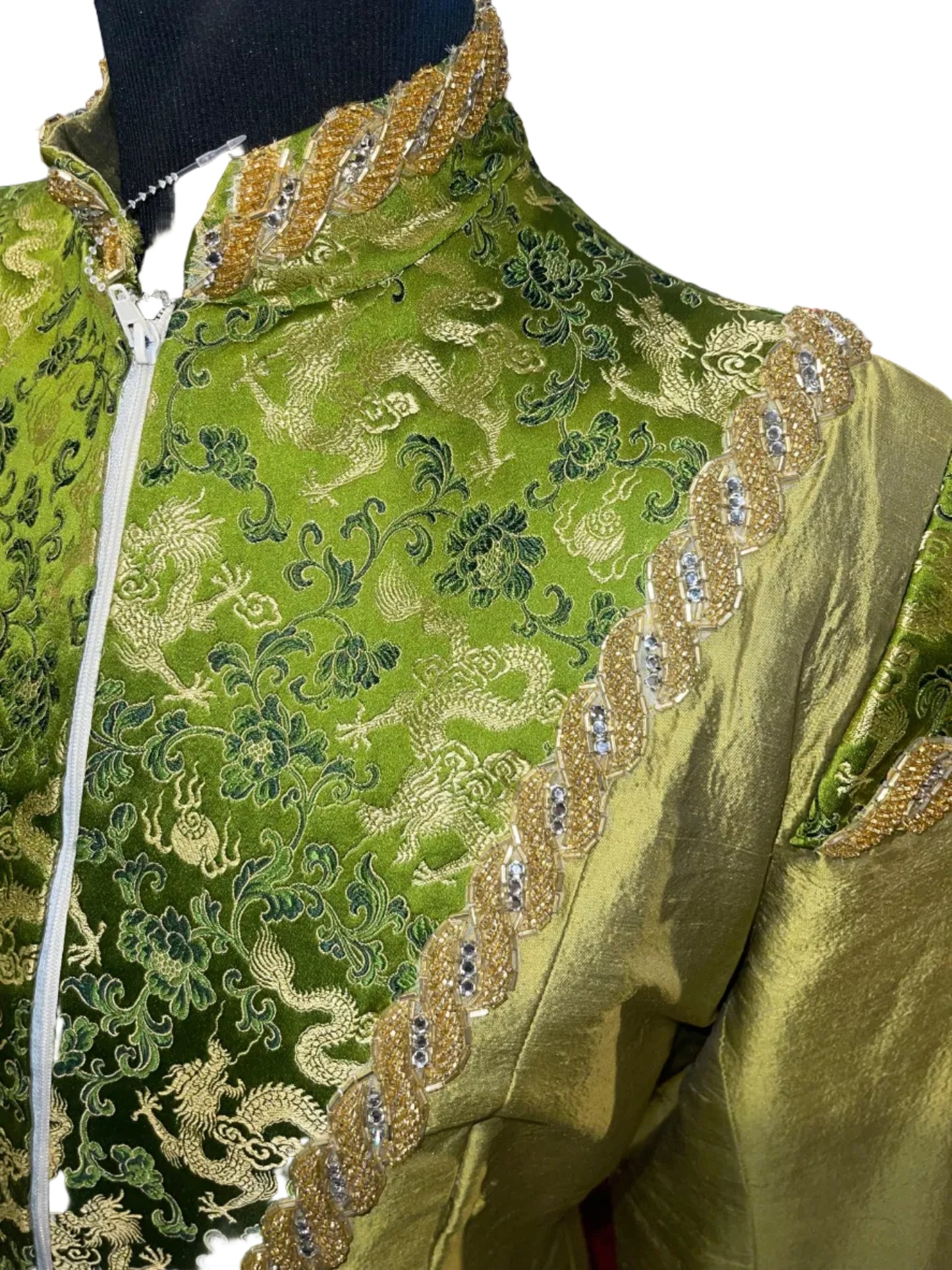 Custom, Ladies Green Western Set