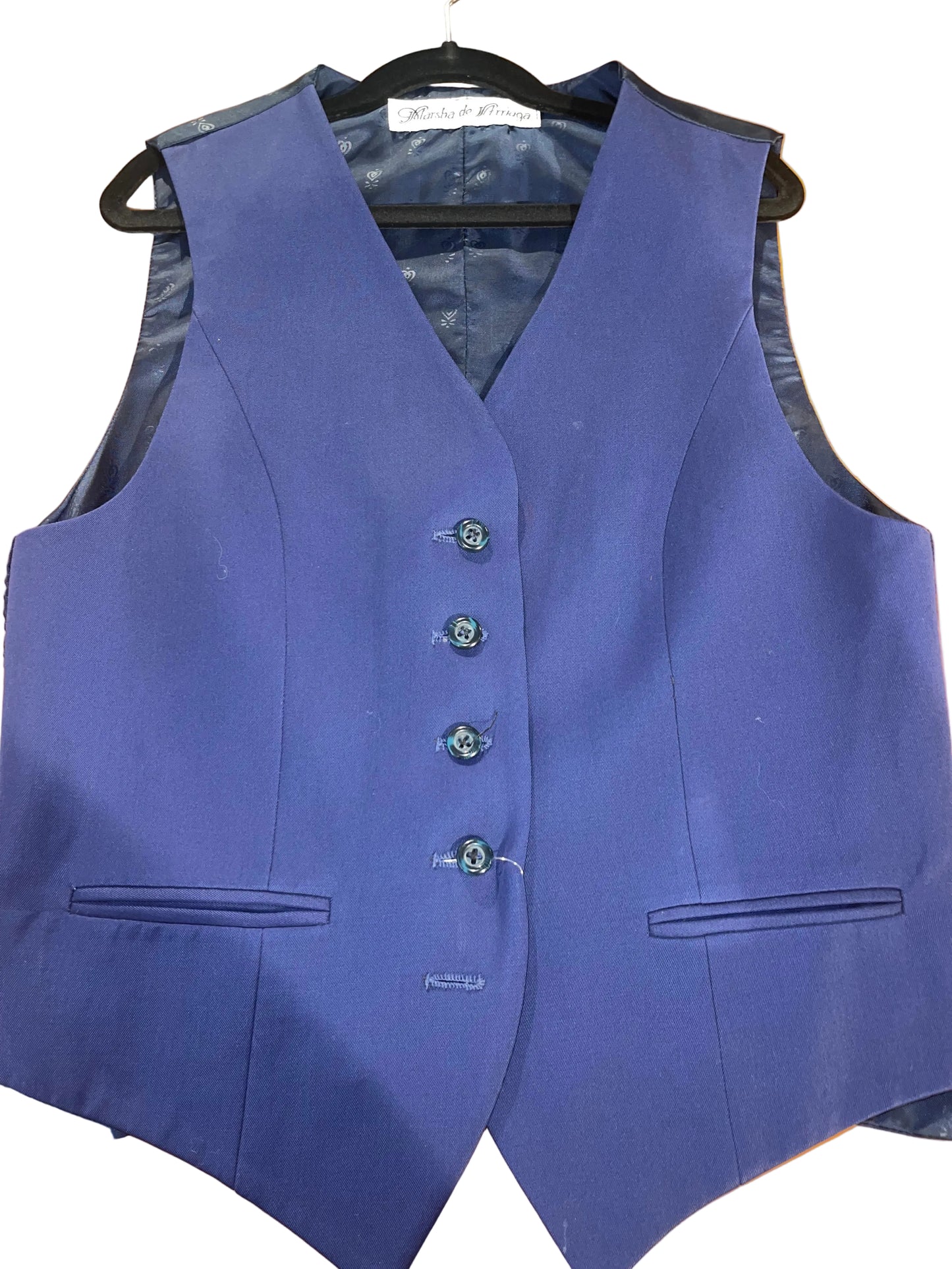 Marsha De Arriaga, Navy Vest