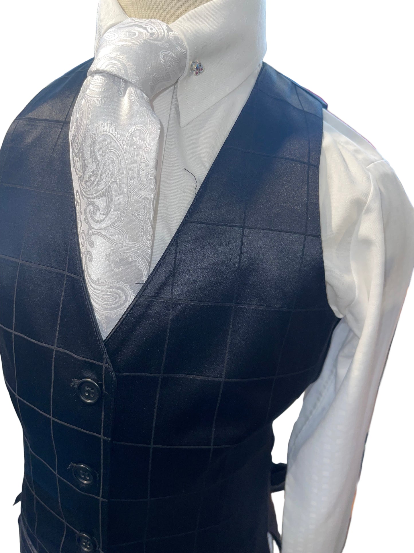 Custom, Boy's, Black Show Vest