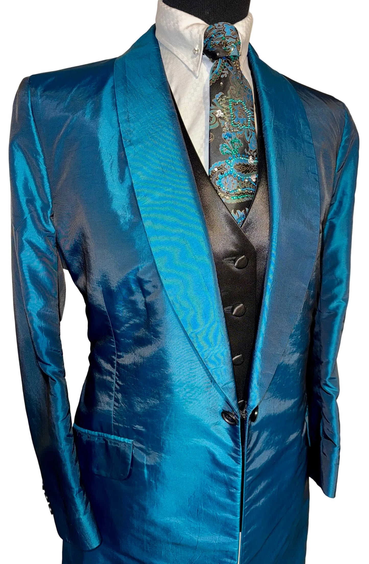 Custom, Ladies Teal Day Coat