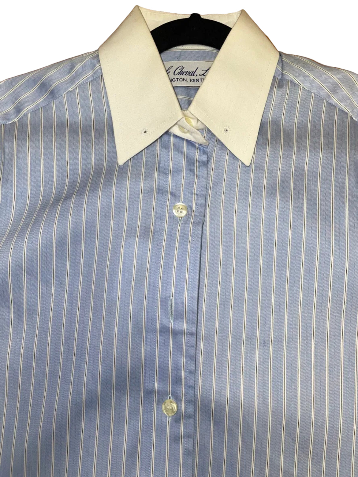 Le Cheval, Light Blue Stripe Shirt