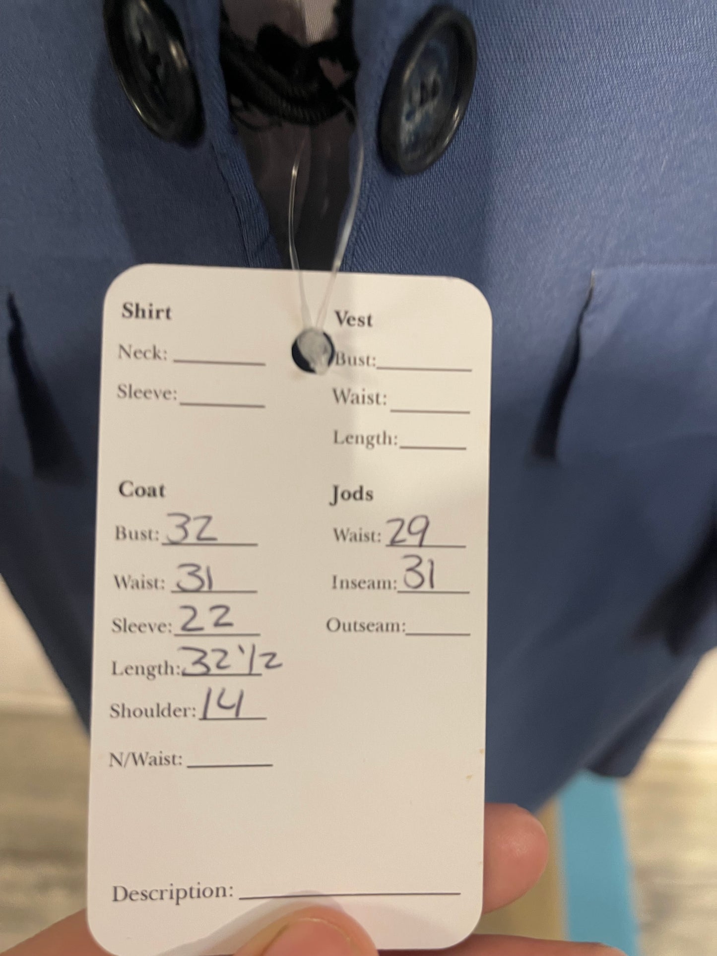 Saddleseat Connection Custom Light Blue Suit