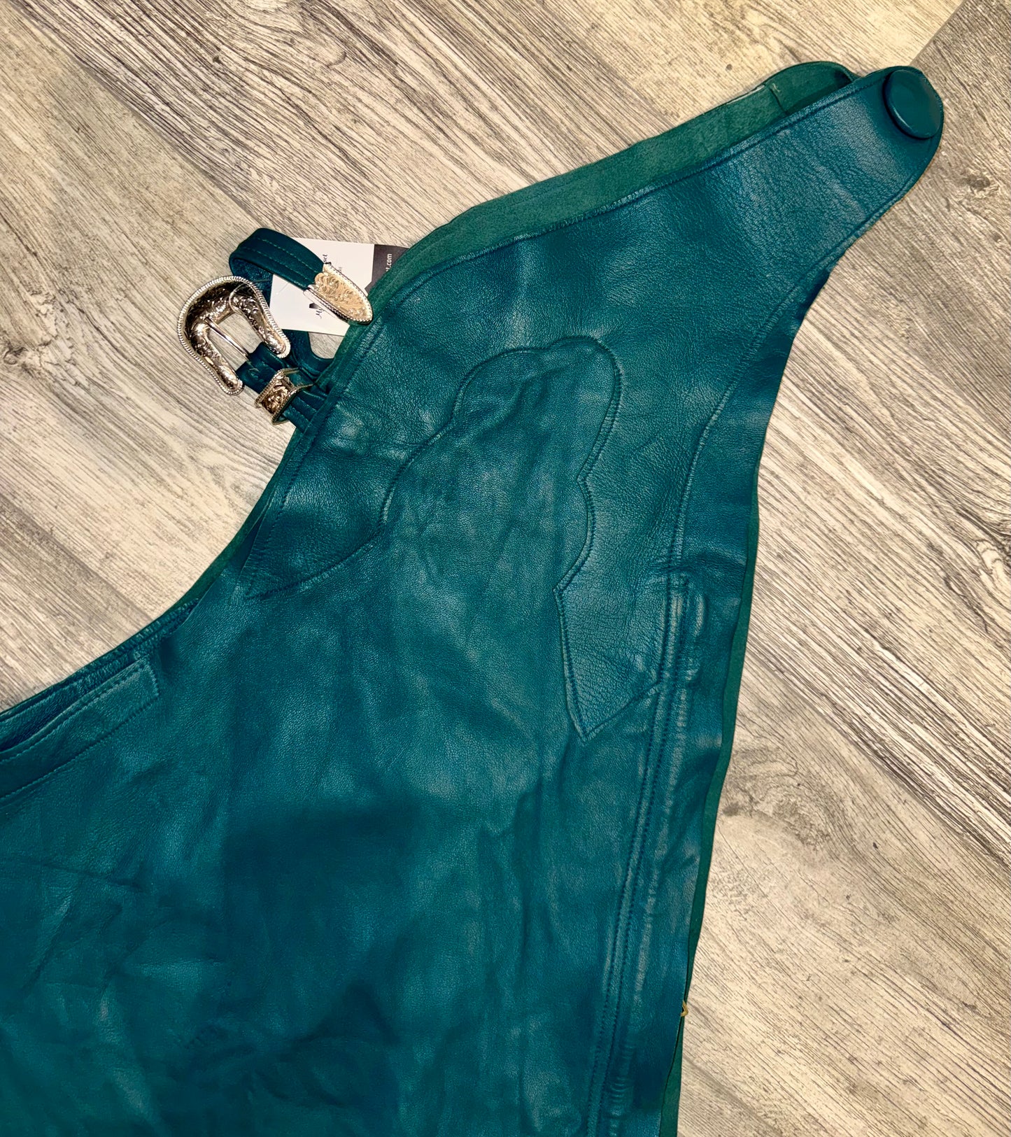Custom, Teal Western Set
