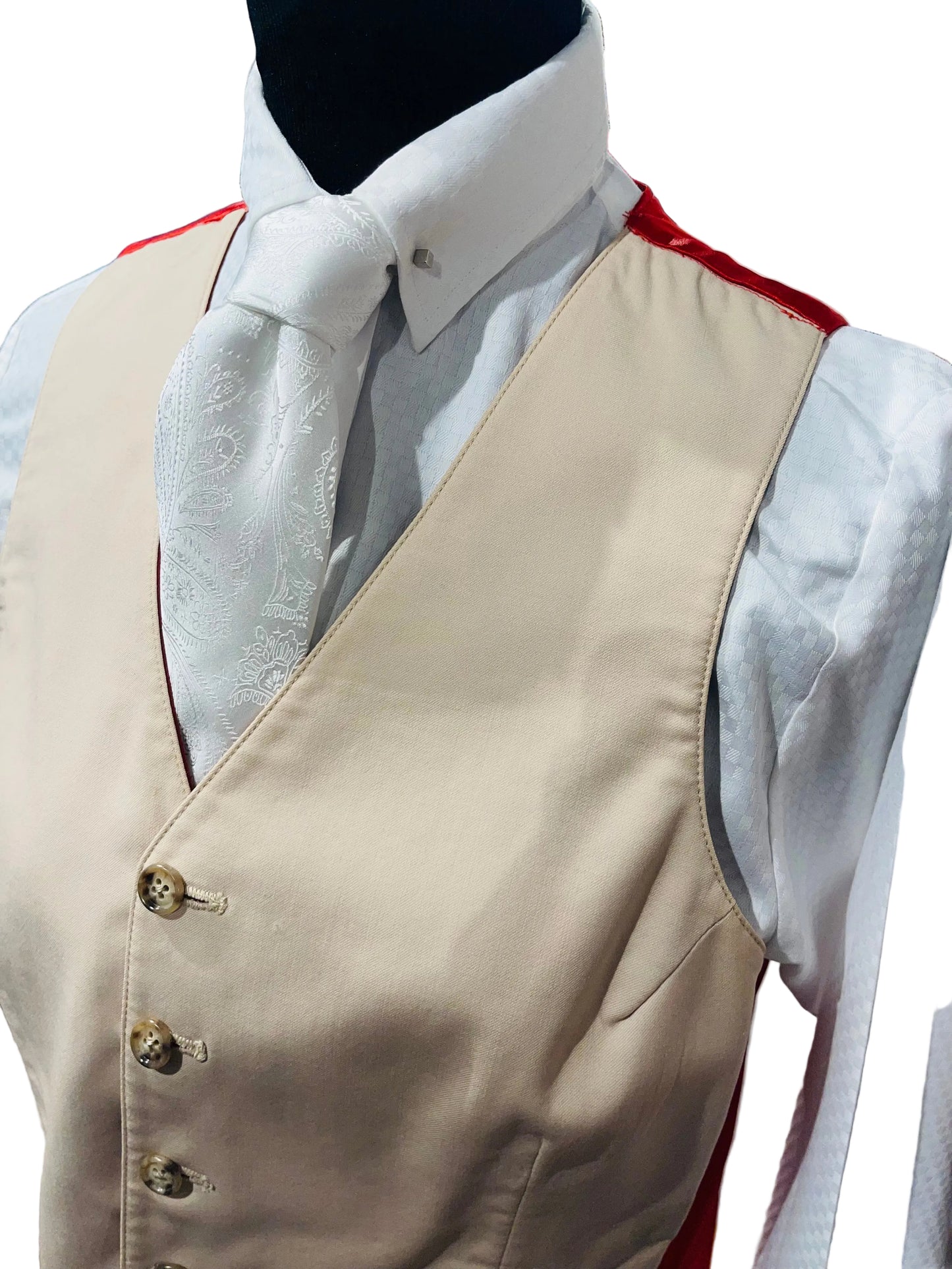 Custom, Cream Ladies Vest