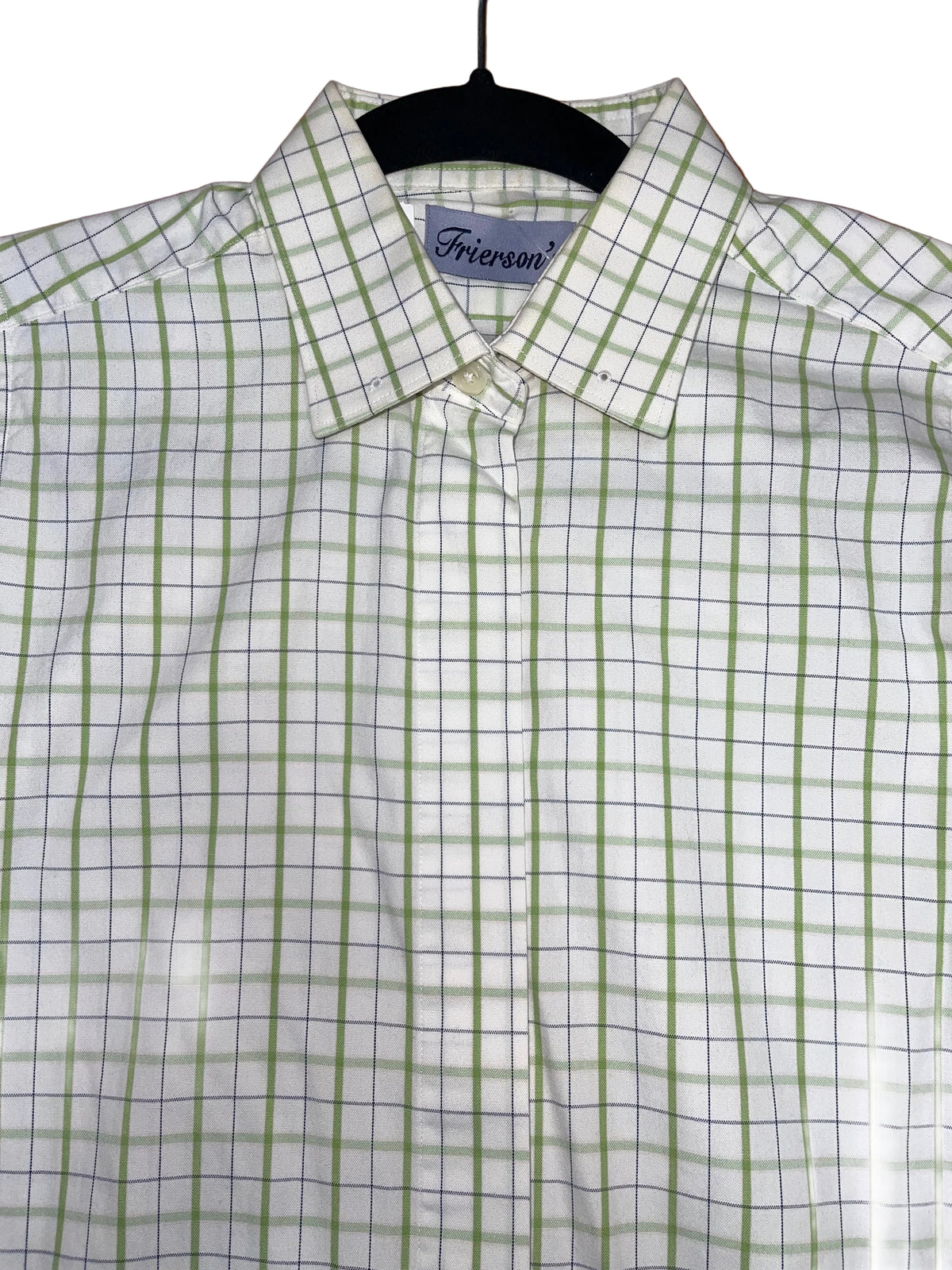 Frierson's, Green and Navy Plaid Shirt