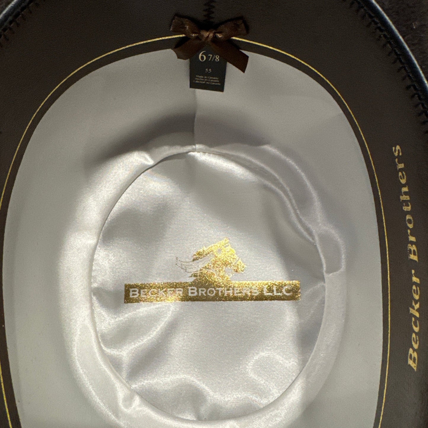 Becker Brothers, Brown, 6 7/8 Derby