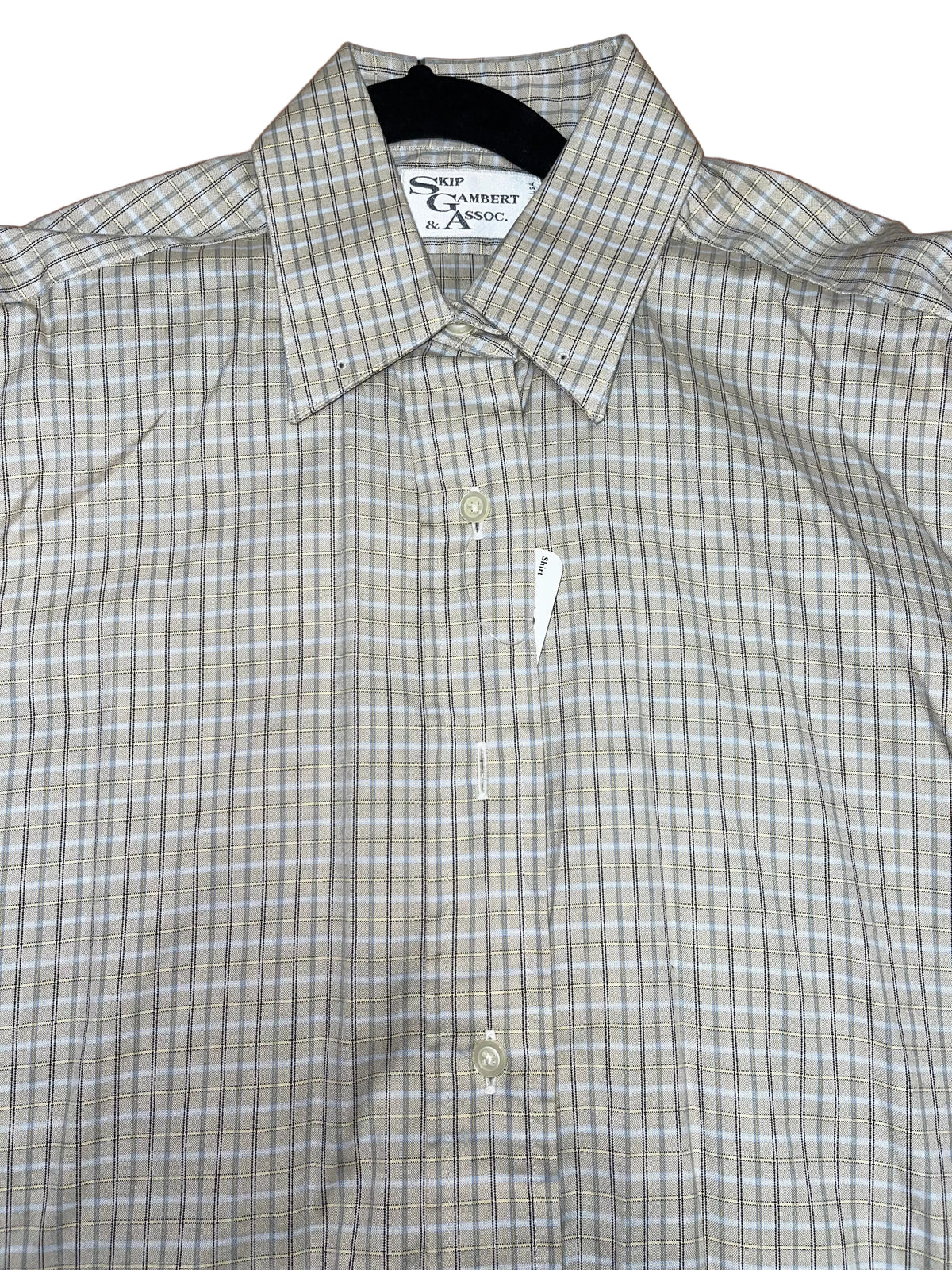 SGA, Taupe Plaid Shirt