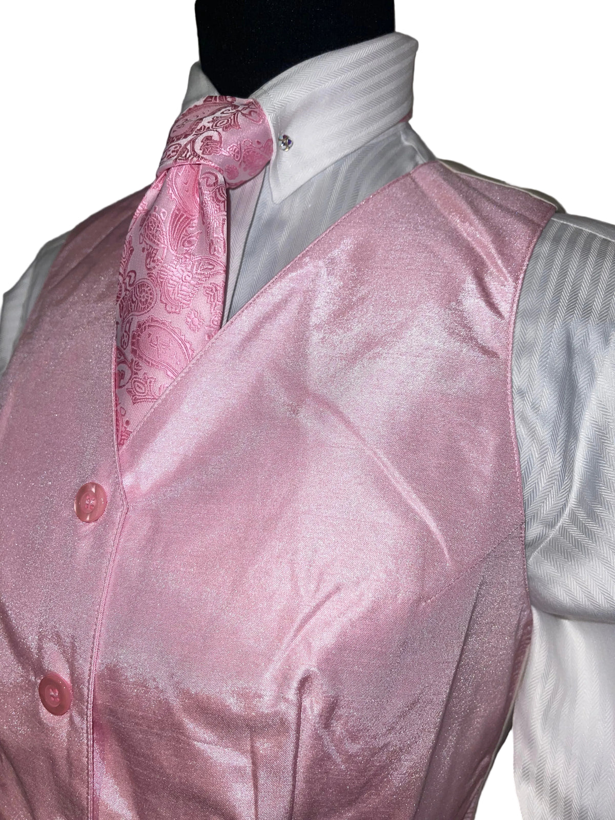 New, DK Ride Bright Pink Silk Vest