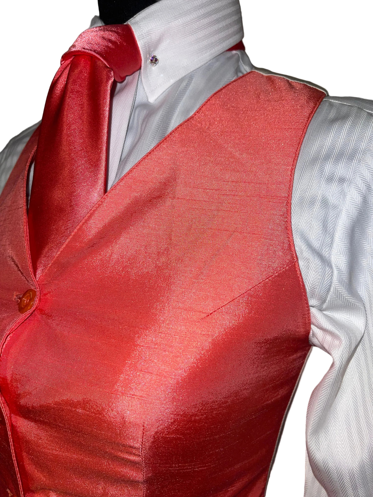 New, DK Ride Salmon Silk Vest