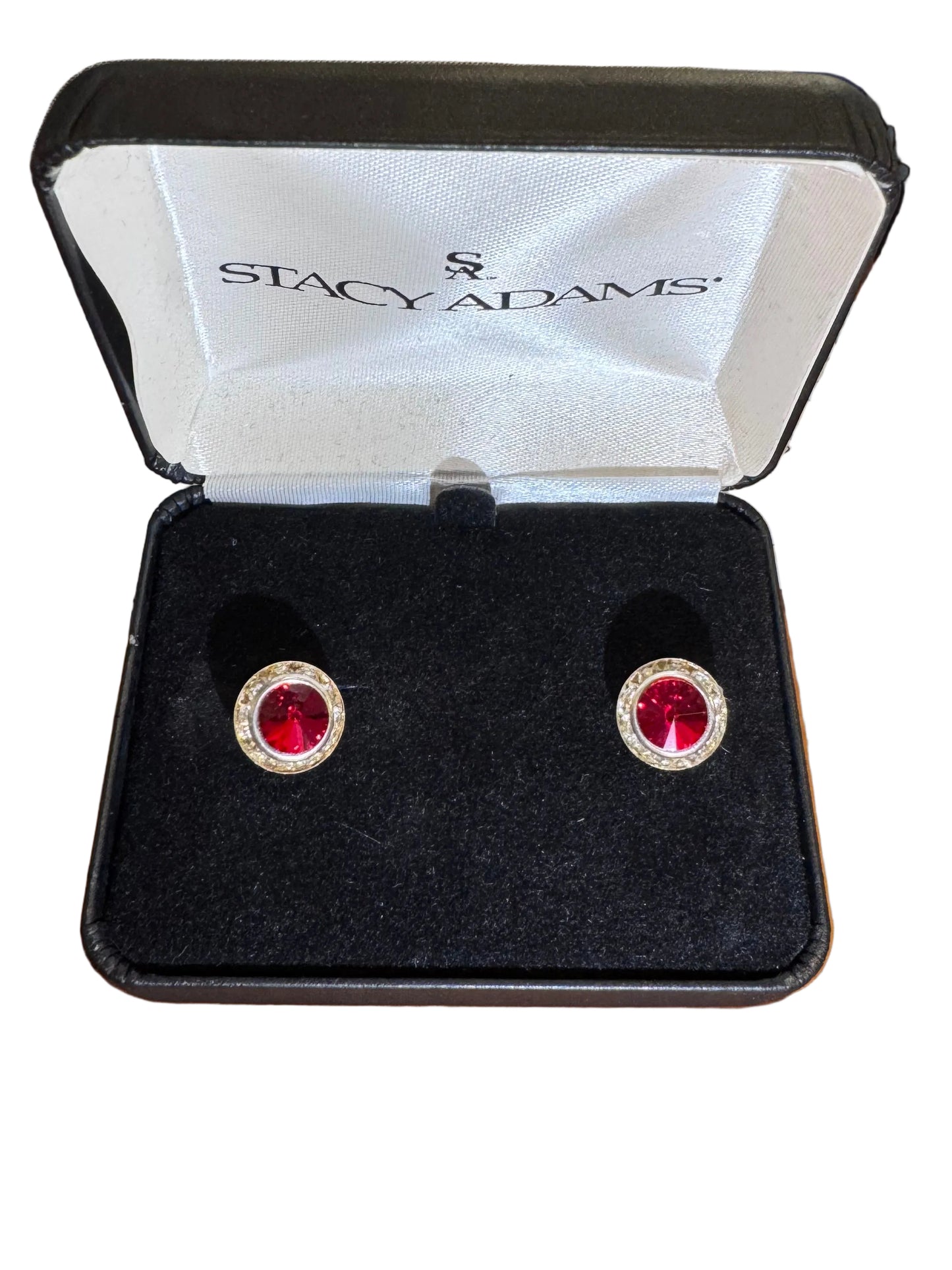 New, Crystal Red Cufflinks