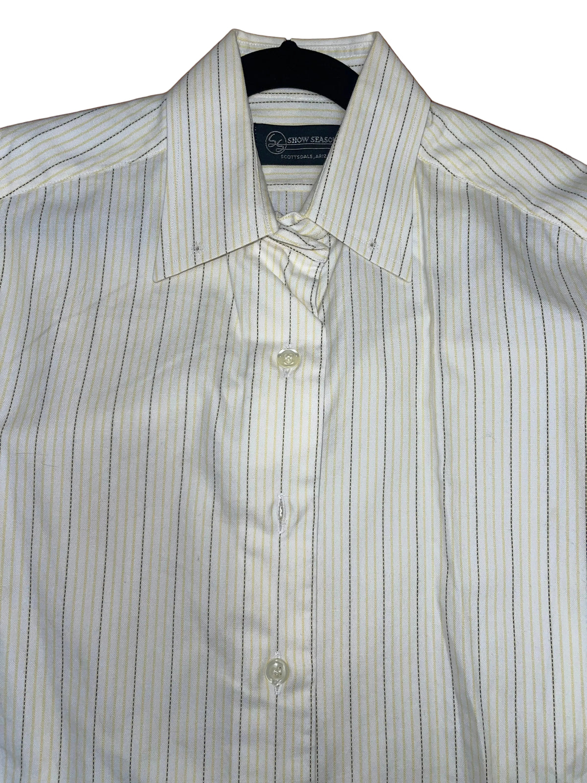 Show Season, Yellow and Black Stripe Shirt