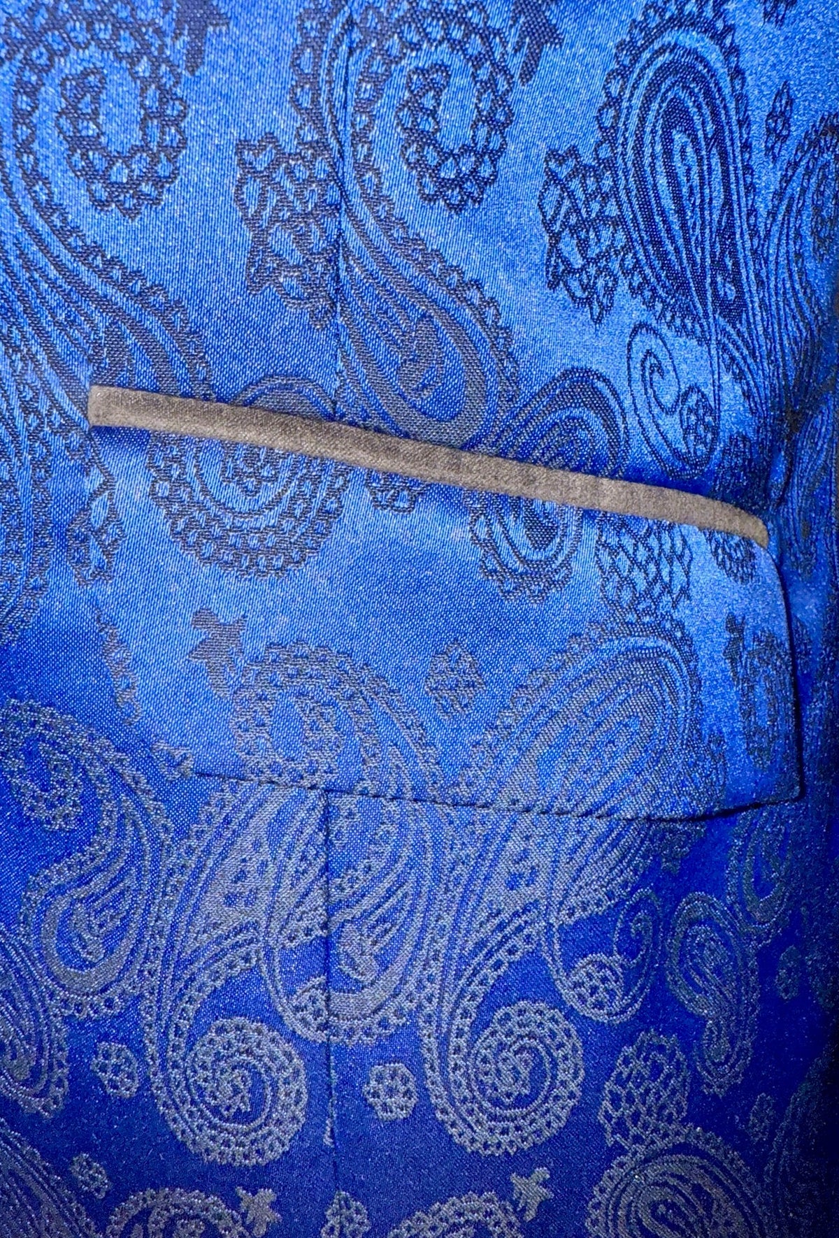New MTC, Royal Blue Paisley Hunt Coat