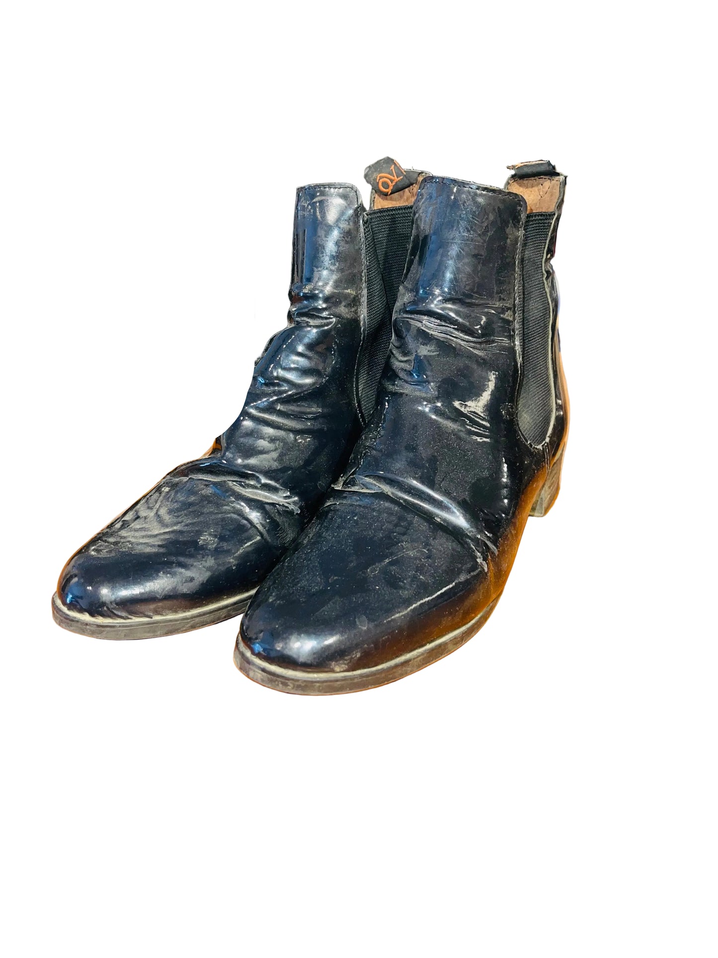 Ovation Black 8.5 Patent Boots