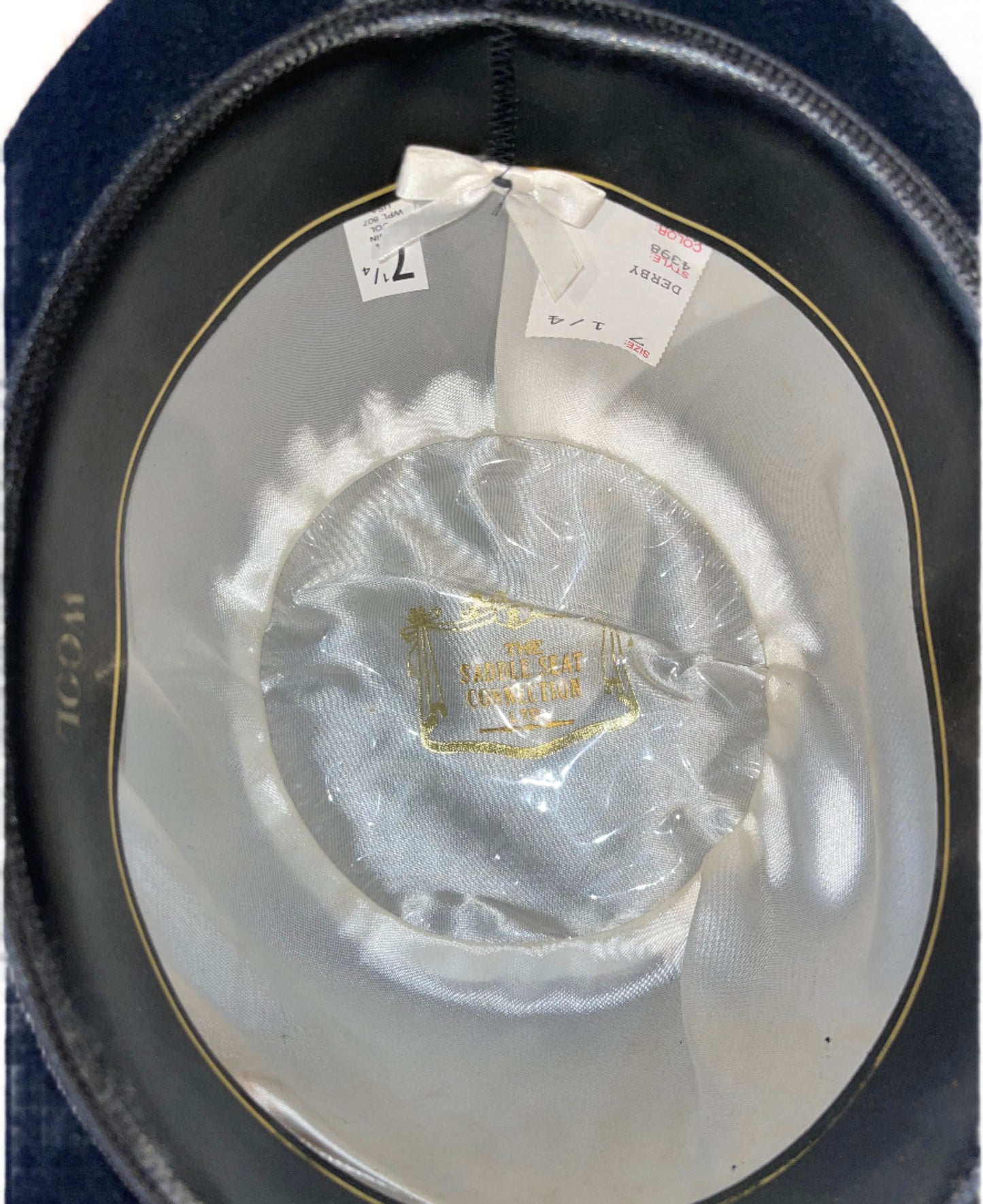 Saddle Seat Connection, Navy 7 1/4 Derby