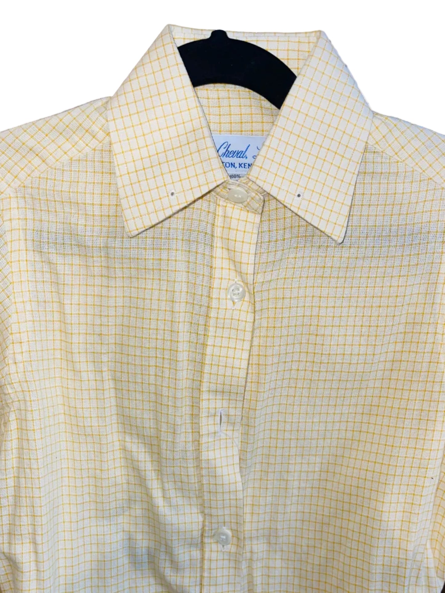 Le Cheval, Yellow Check Shirt
