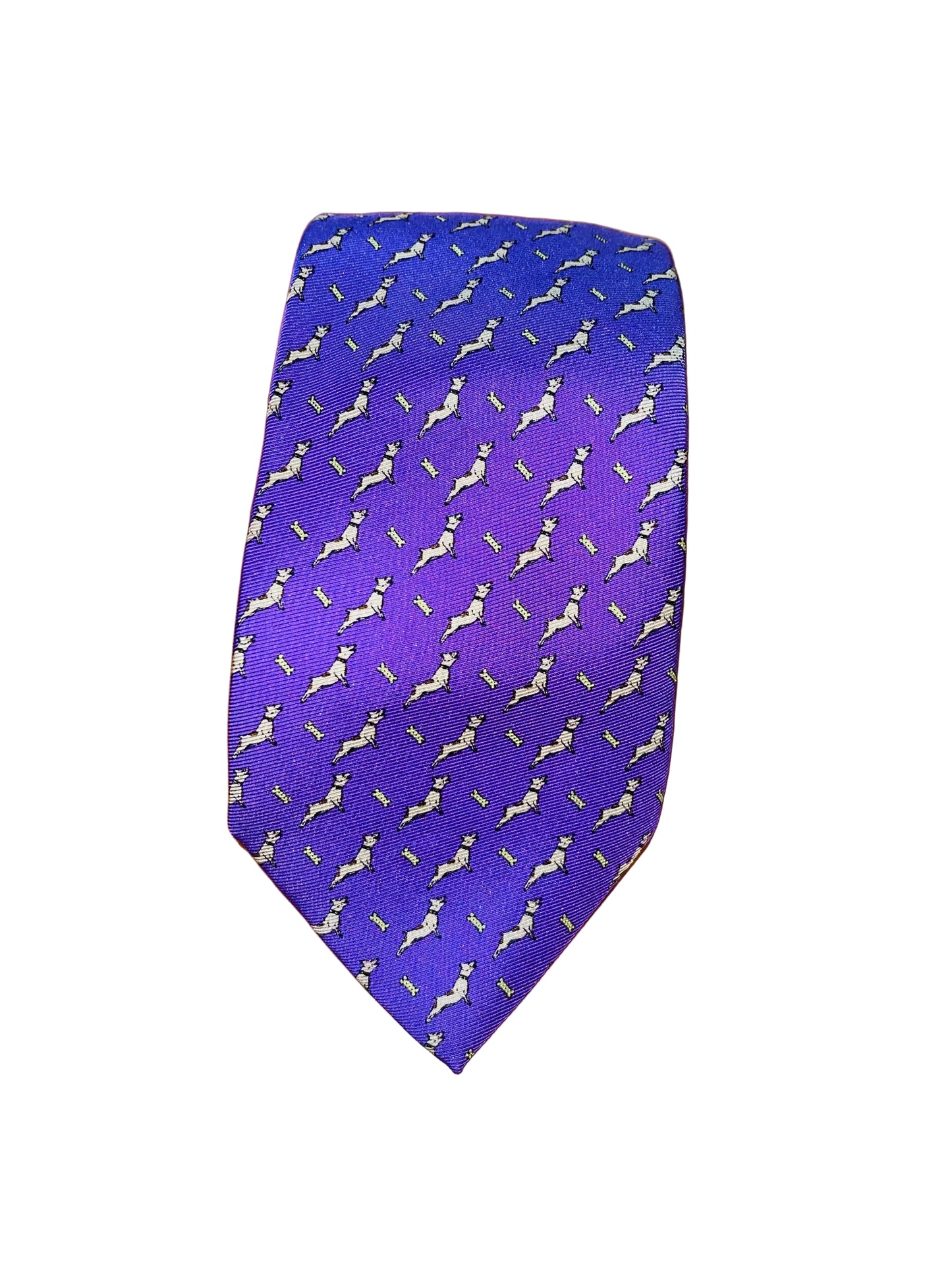 Purple Dog Tie