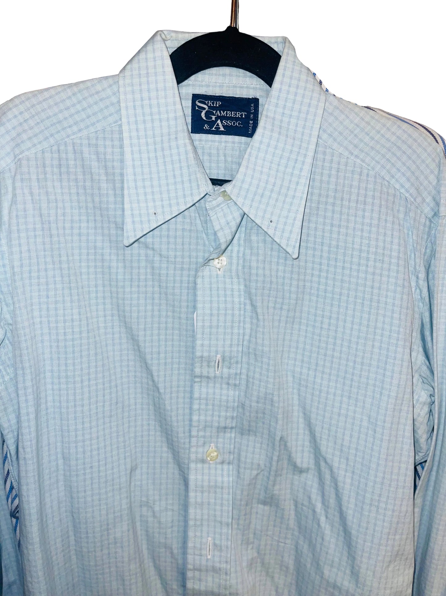 SGA, Aqua Plaid Shirt