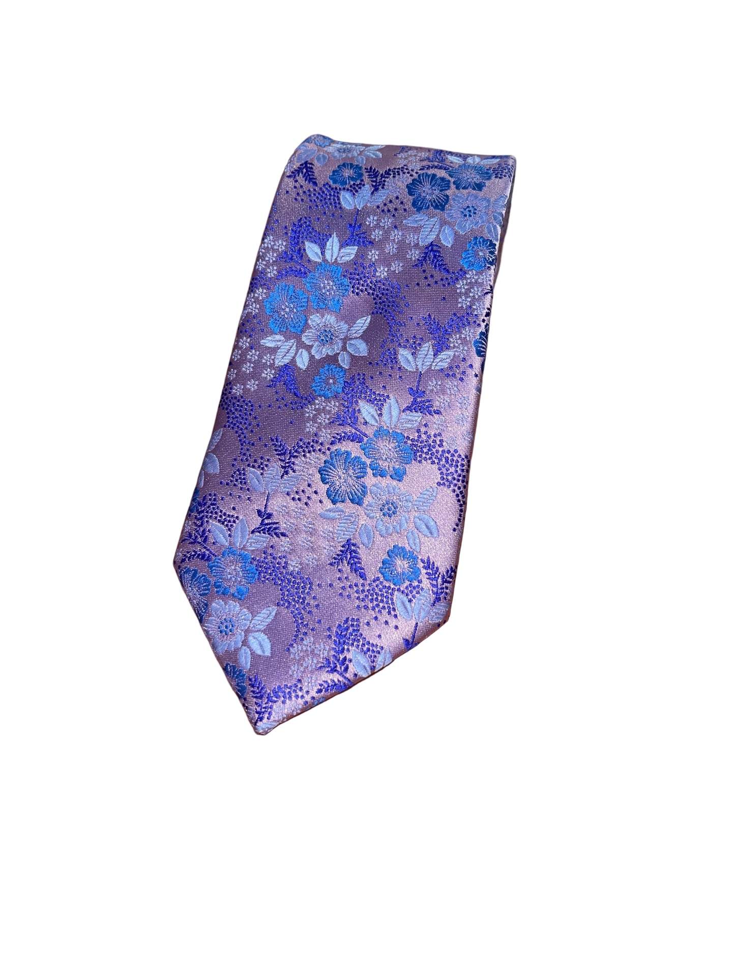 Purple Floral Tie