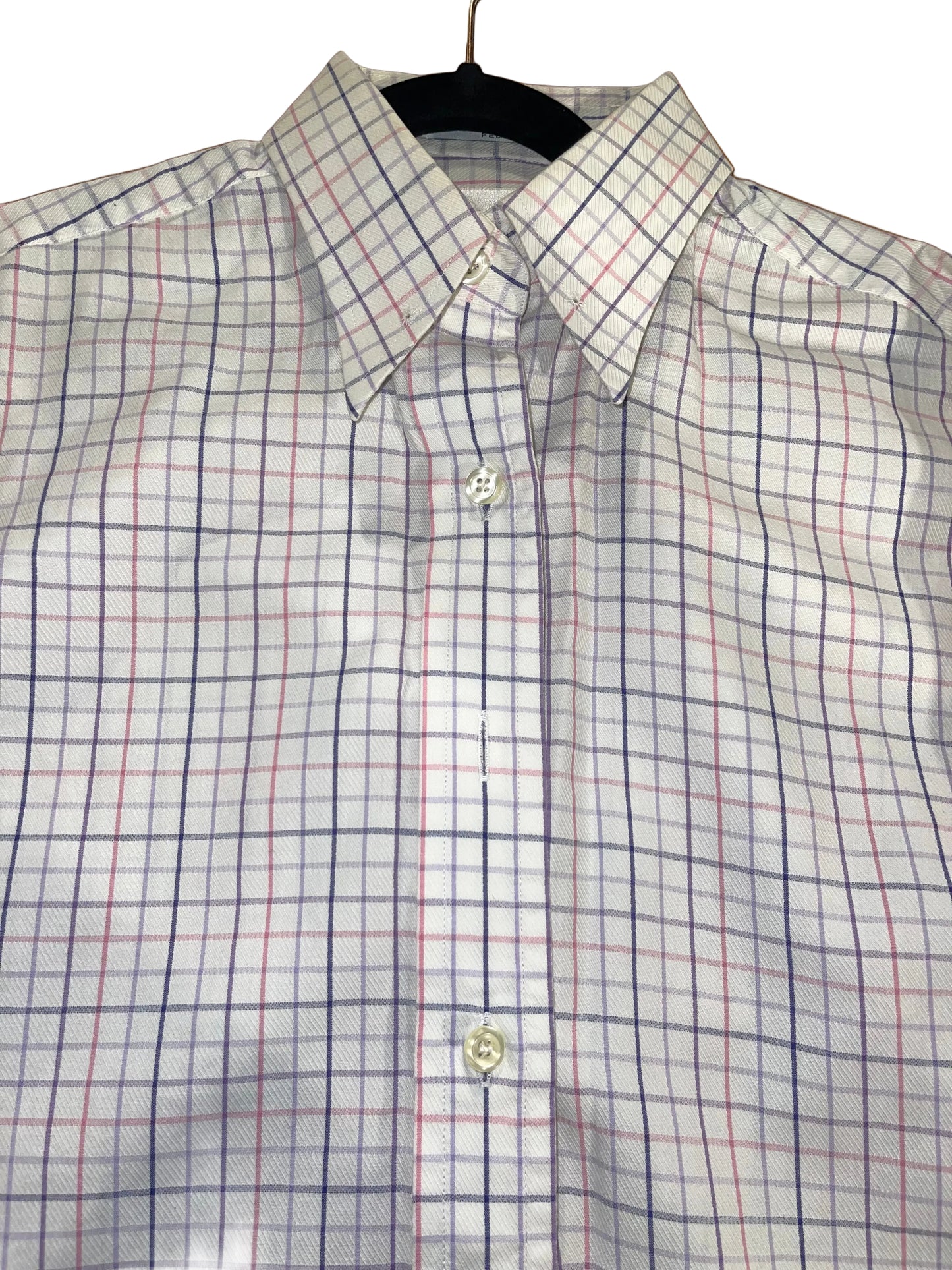 Cardeens, Pink, and Purple Windowpane Shirt
