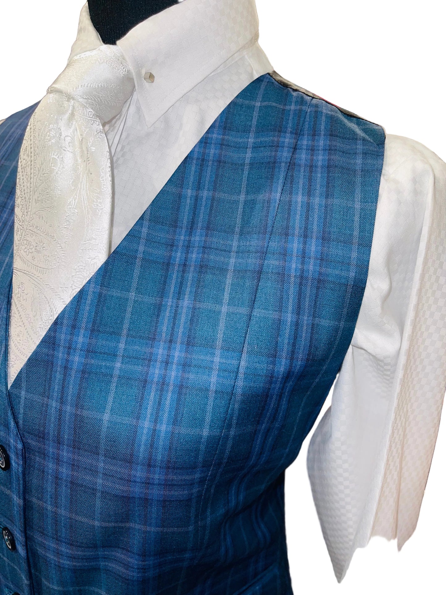 Custom, Teal Ladies Vest