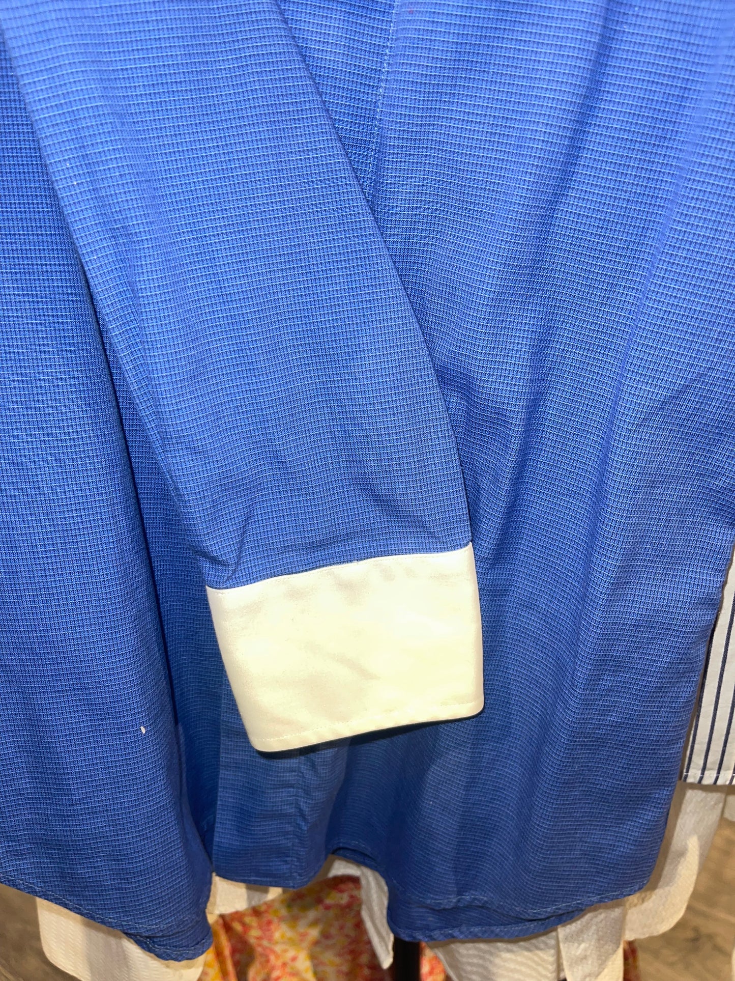 DeRegnaucourt, Blue with White Accents Shirt